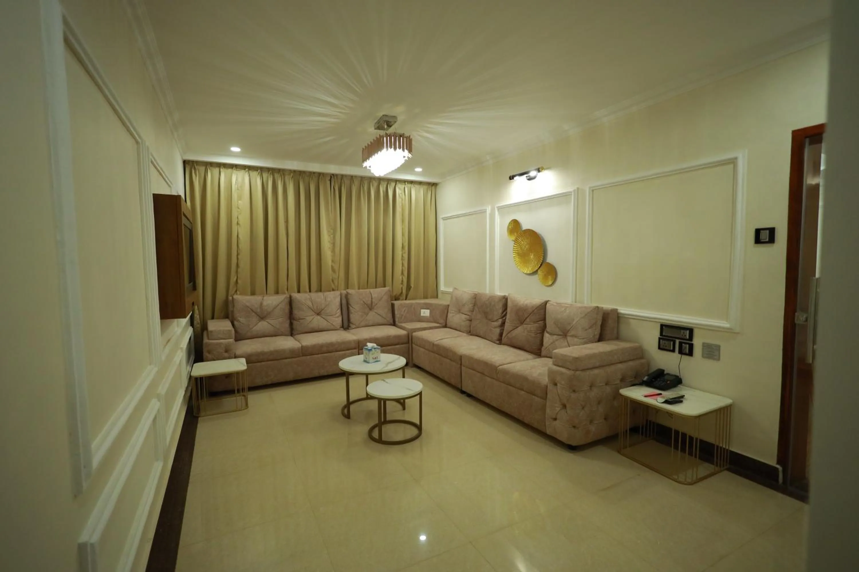 Living room in Saj Luciya -A Classified 4 Star Hotel