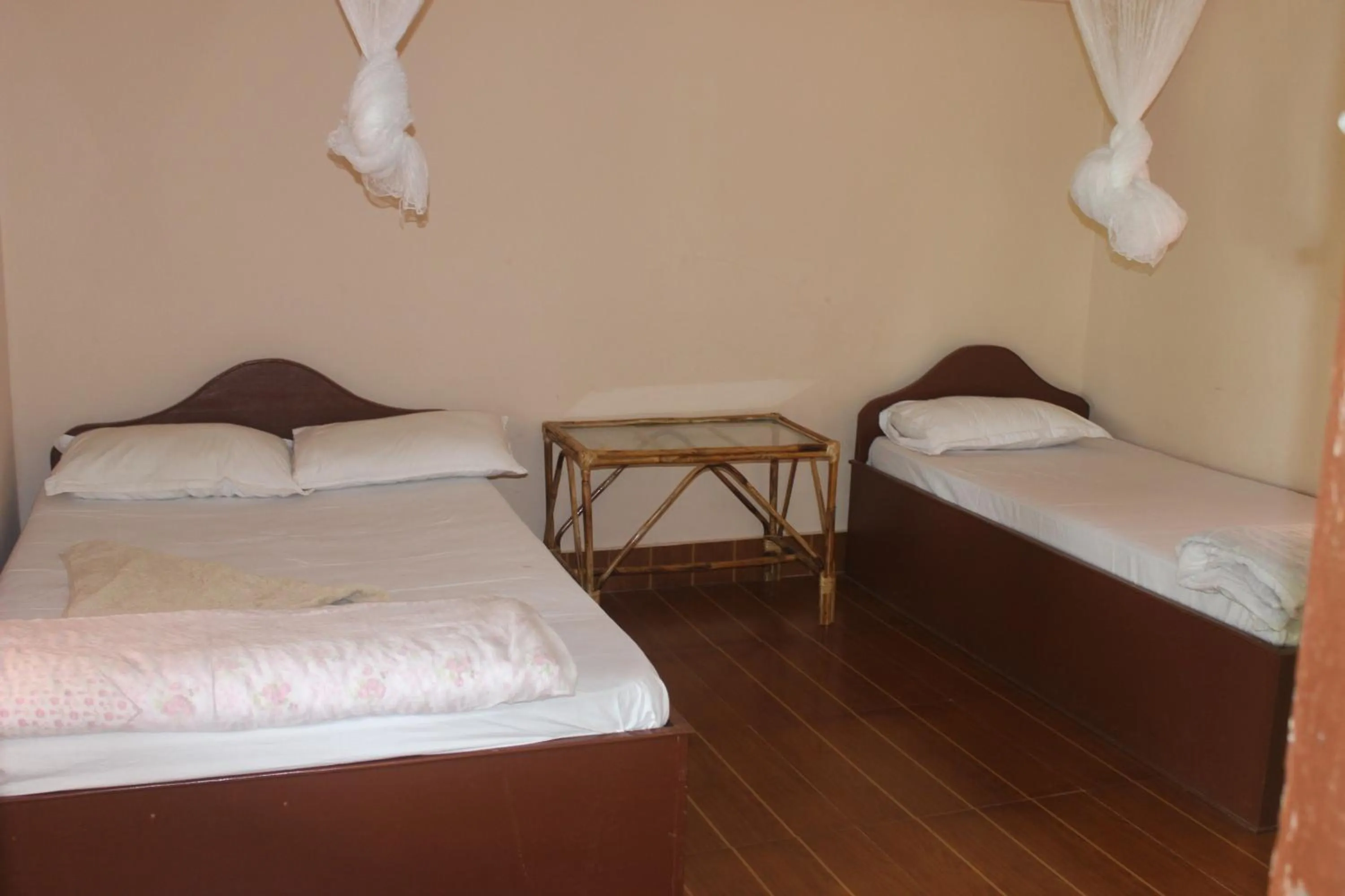 Bedroom, Bed in Chitwan Forest Resort with swimming pool , Chitwan National Park