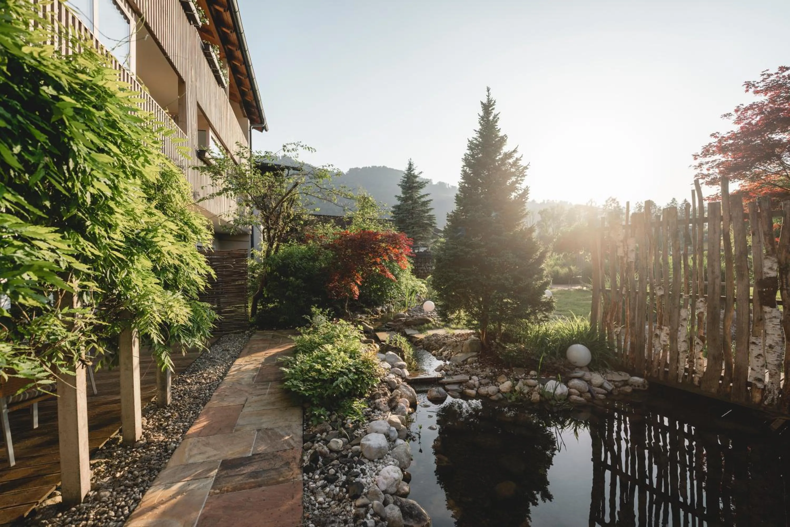 Garden in Langwies Genussherberge
