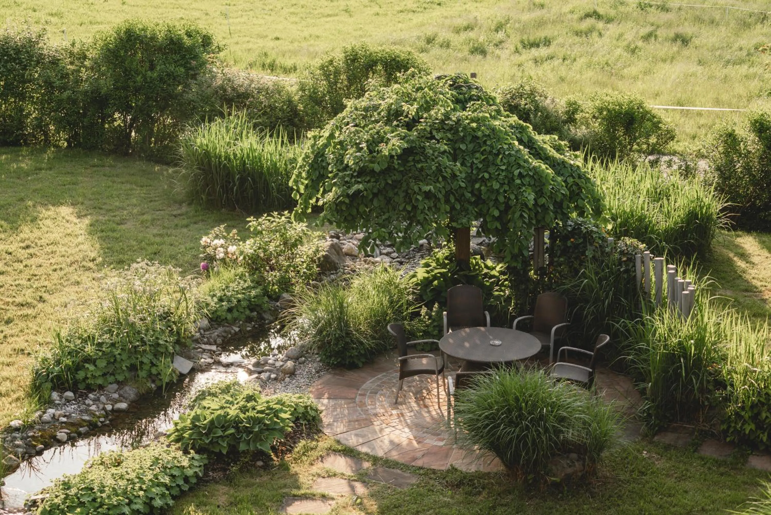 Garden in Langwies Genussherberge