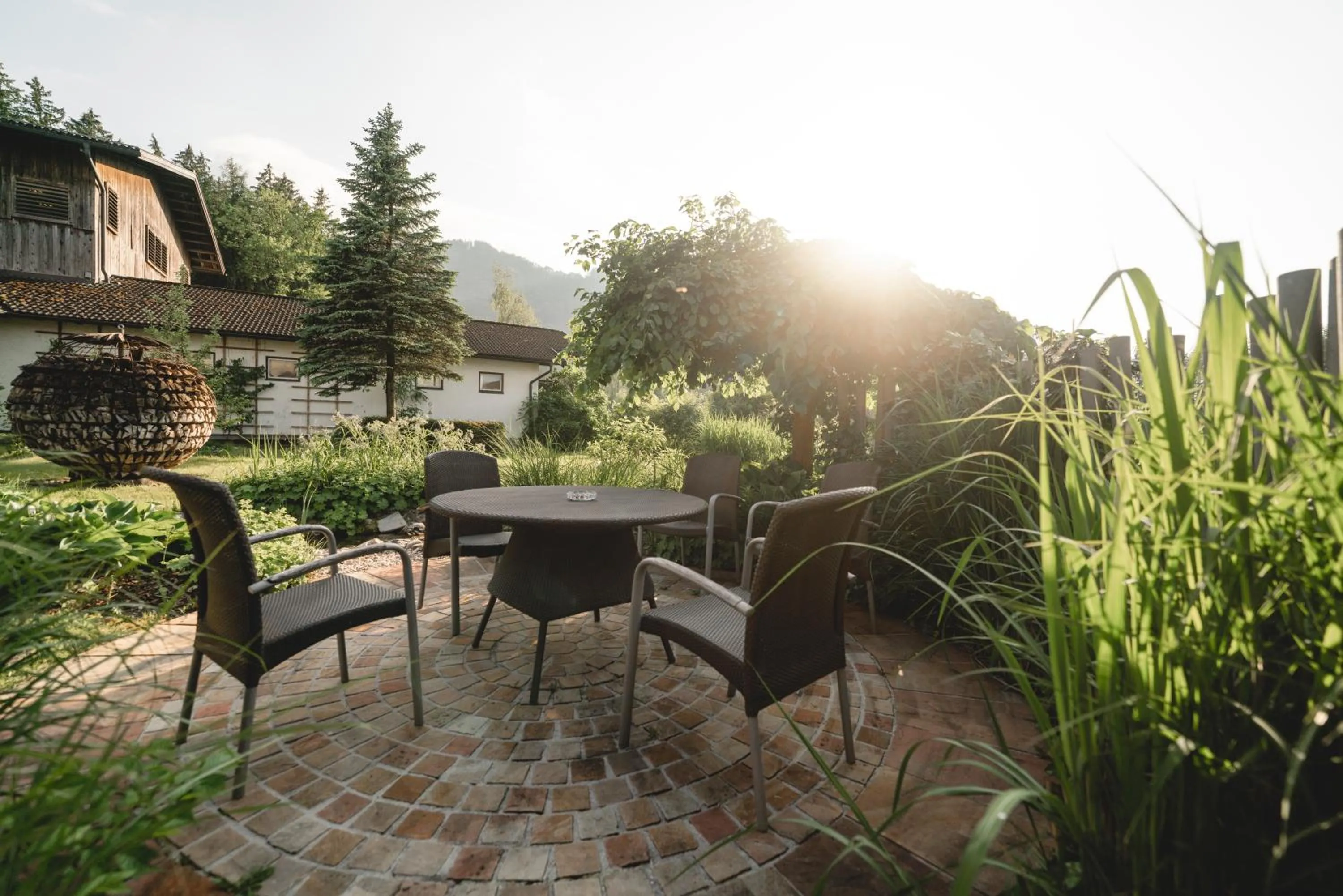 Garden in Langwies Genussherberge