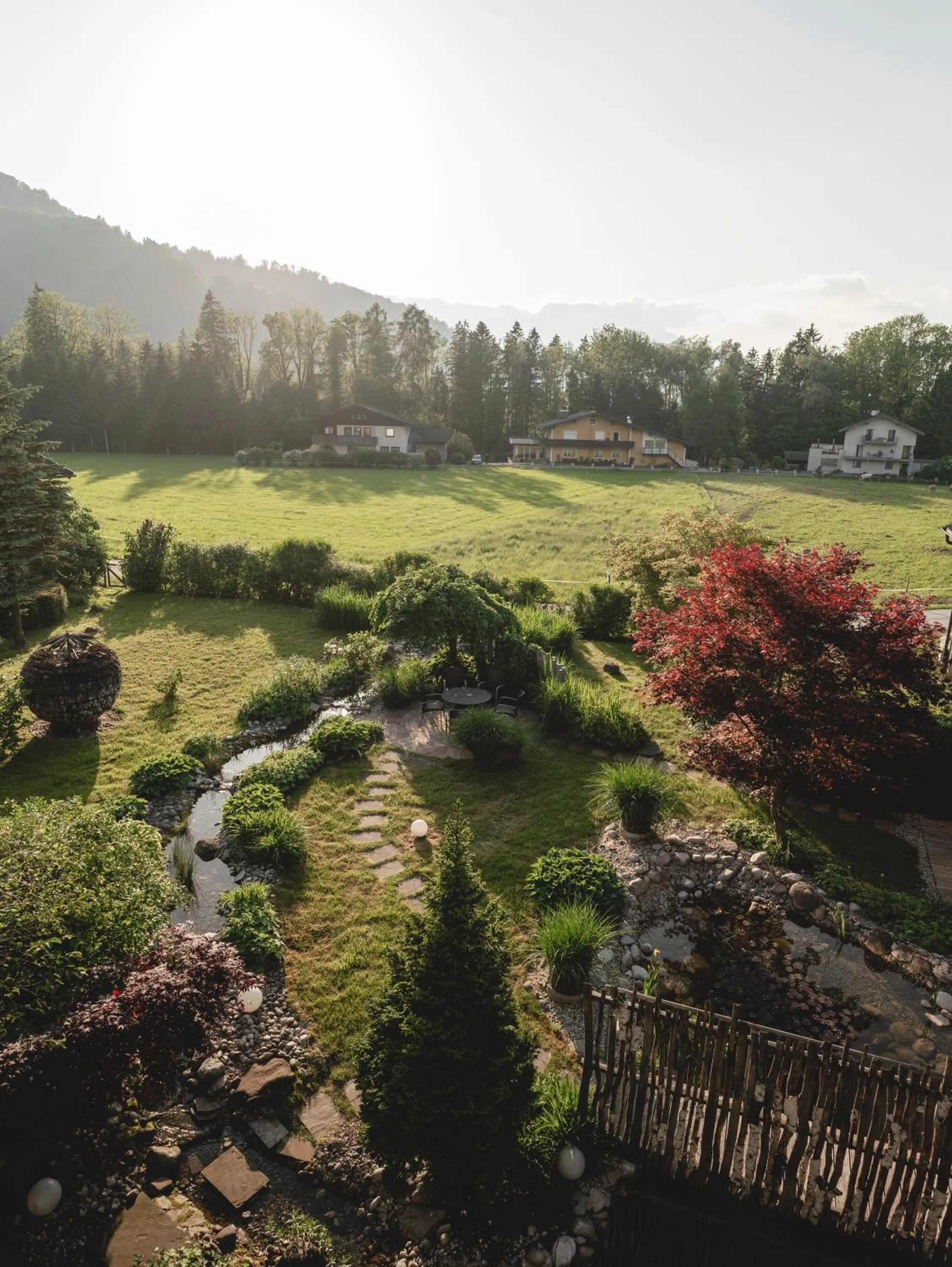 Garden in Langwies Genussherberge