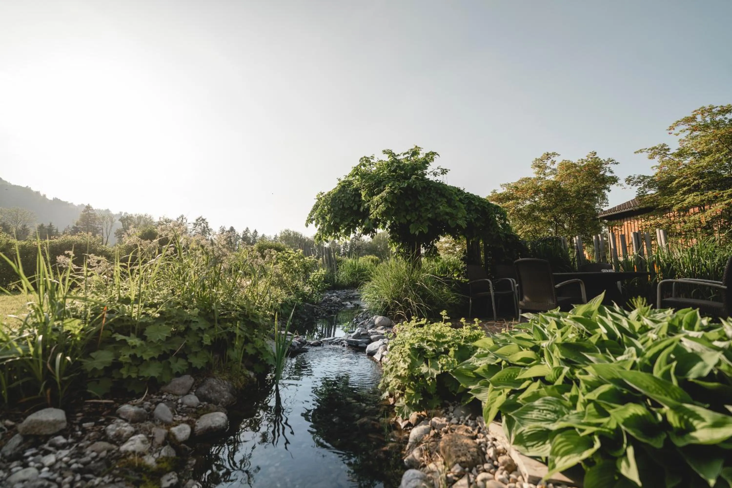 Garden in Langwies Genussherberge
