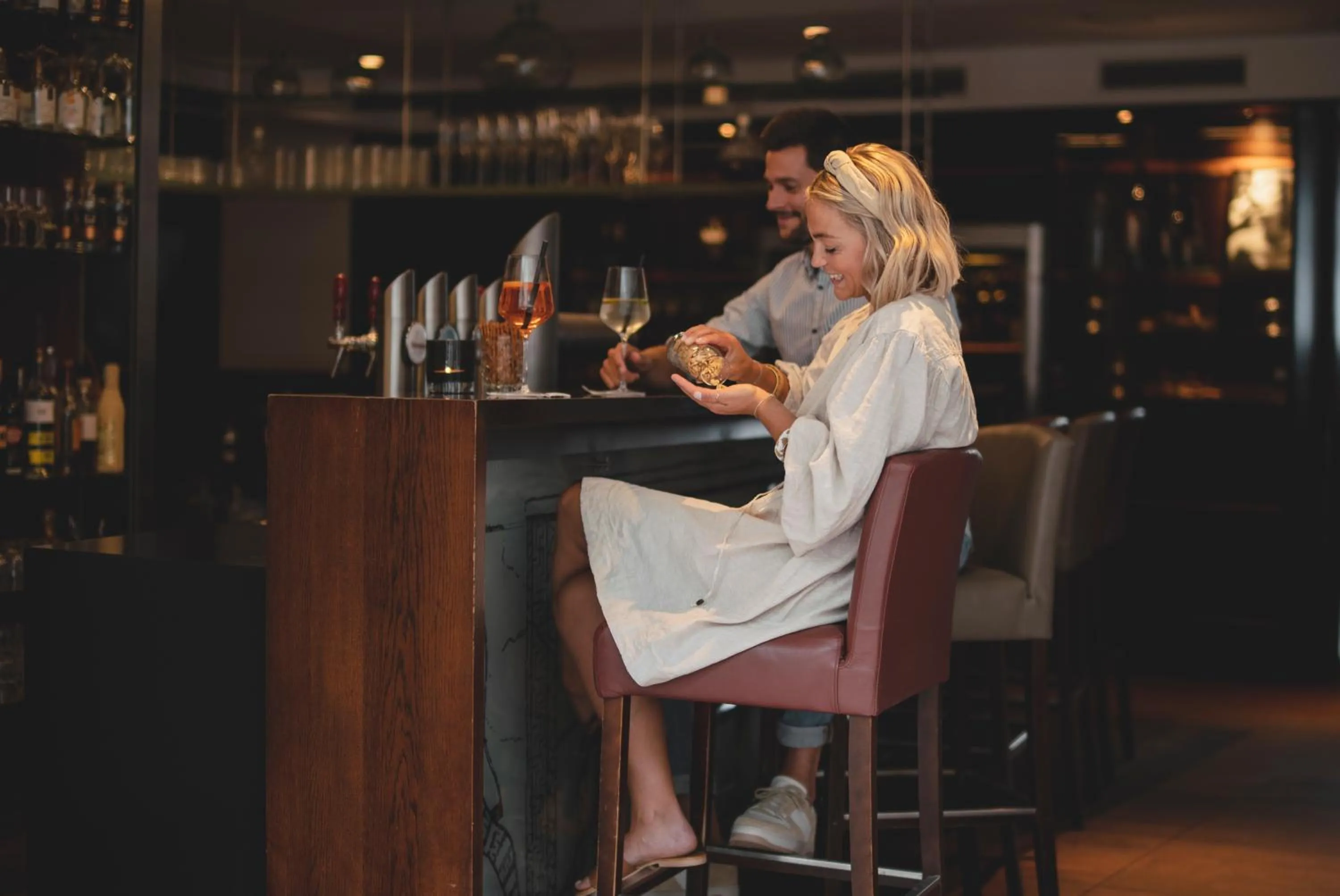 Lounge or bar in Langwies Genussherberge