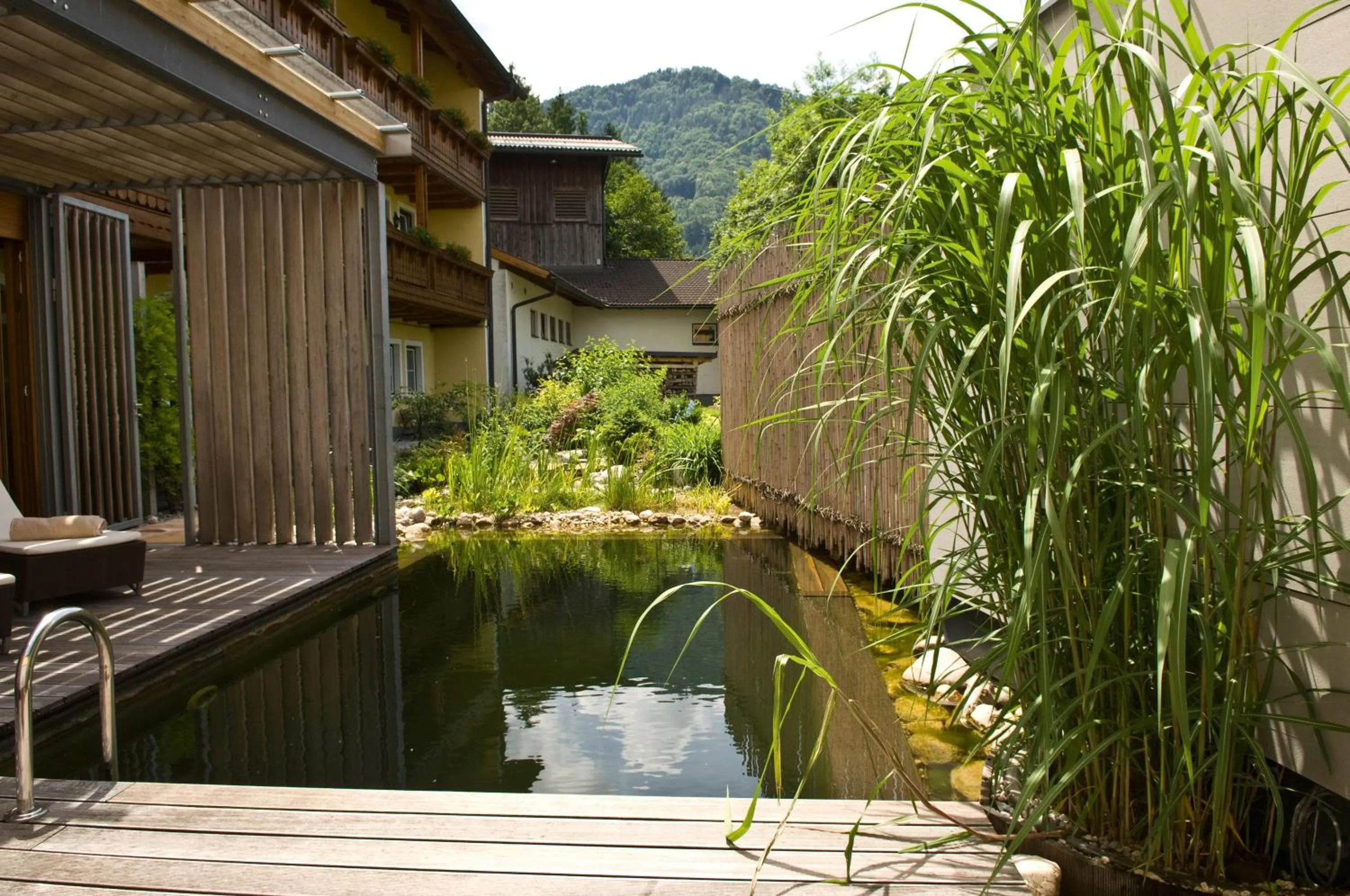 Swimming pool in Langwies Genussherberge