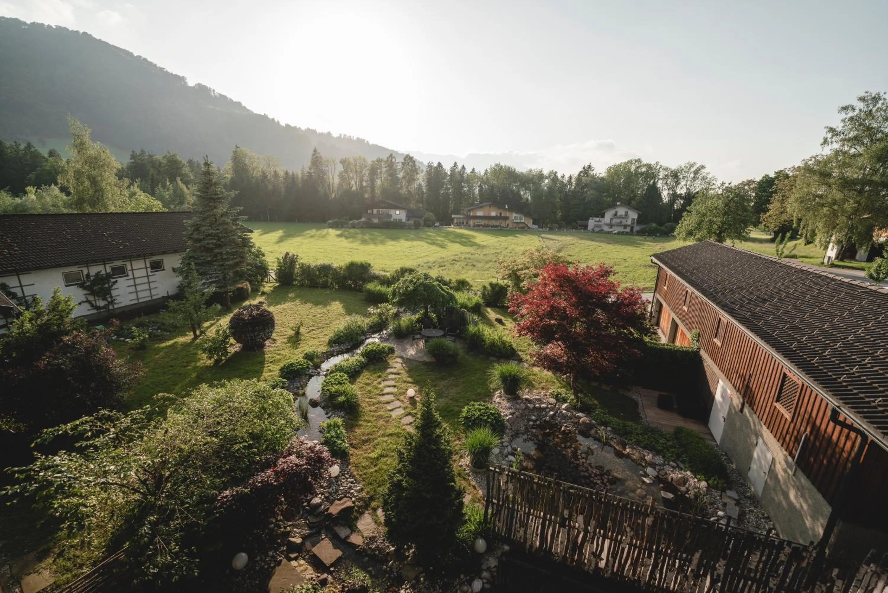 Garden in Langwies Genussherberge