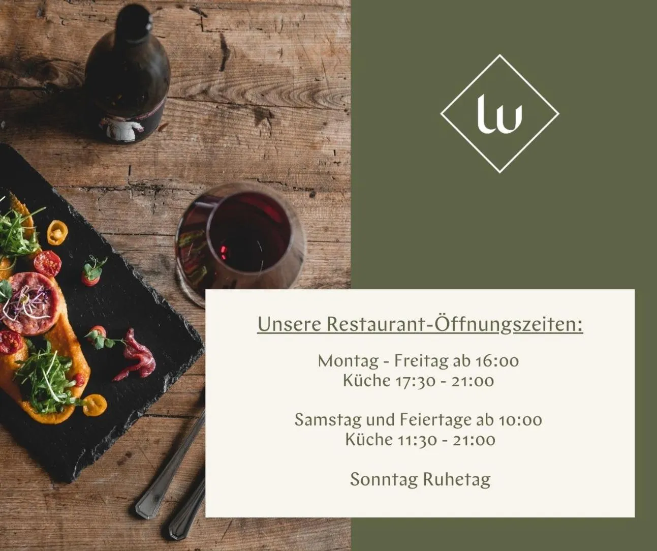 Restaurant/places to eat in Langwies Genussherberge