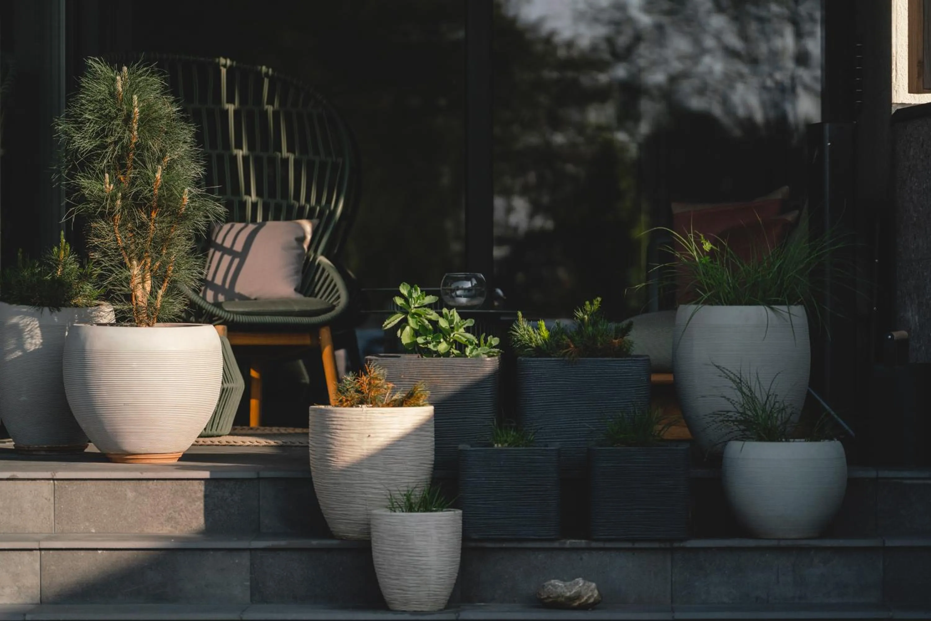 Lobby or reception in Langwies Genussherberge