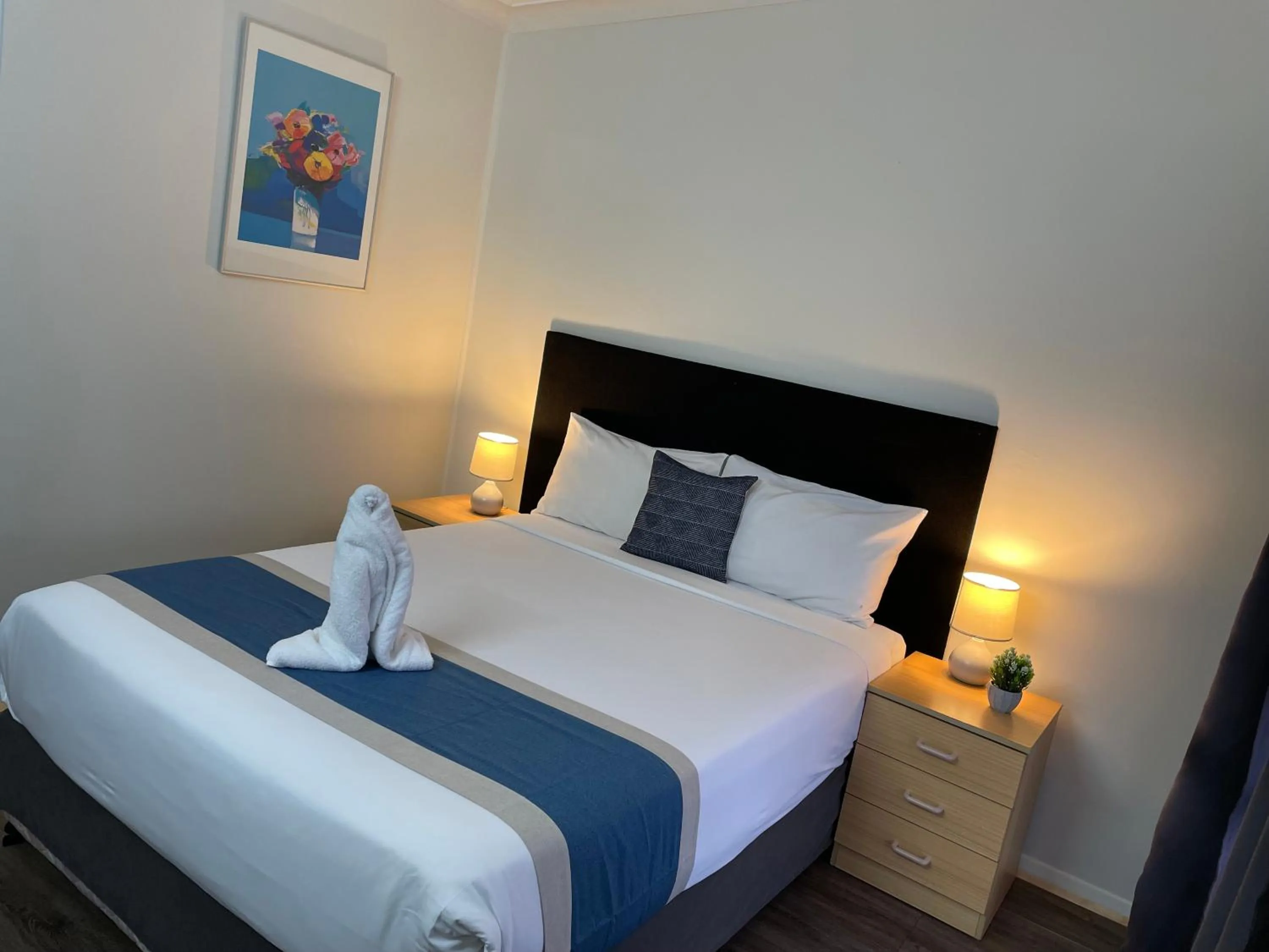 Bed in Highway Motor Inn Taree