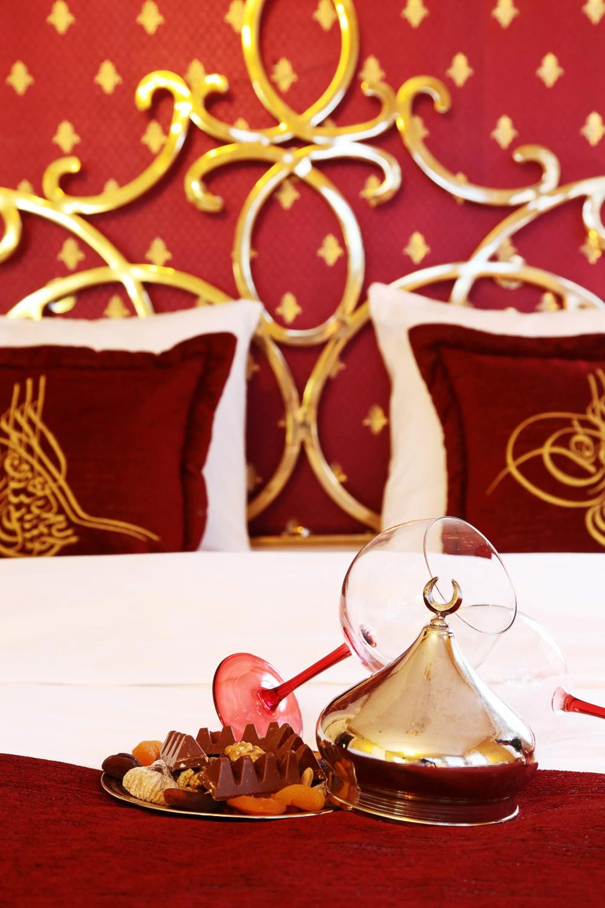 Bed in Sultan Tughra Hotel