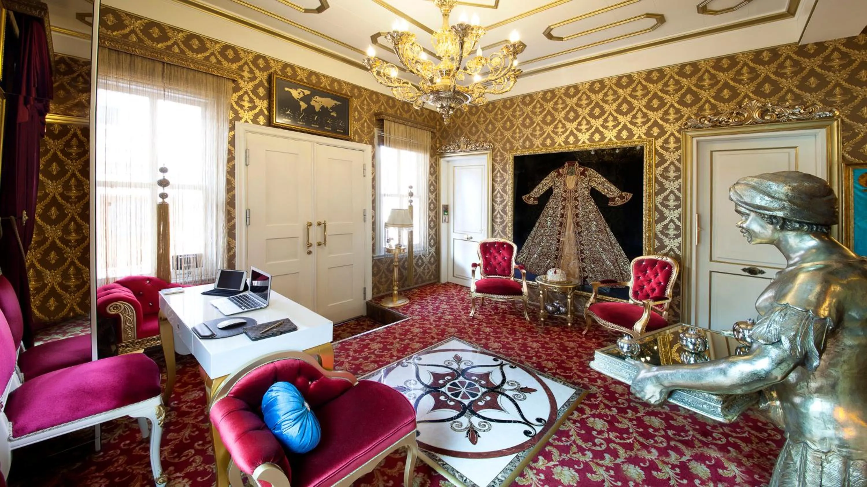 Decorative detail in Sultan Tughra Hotel