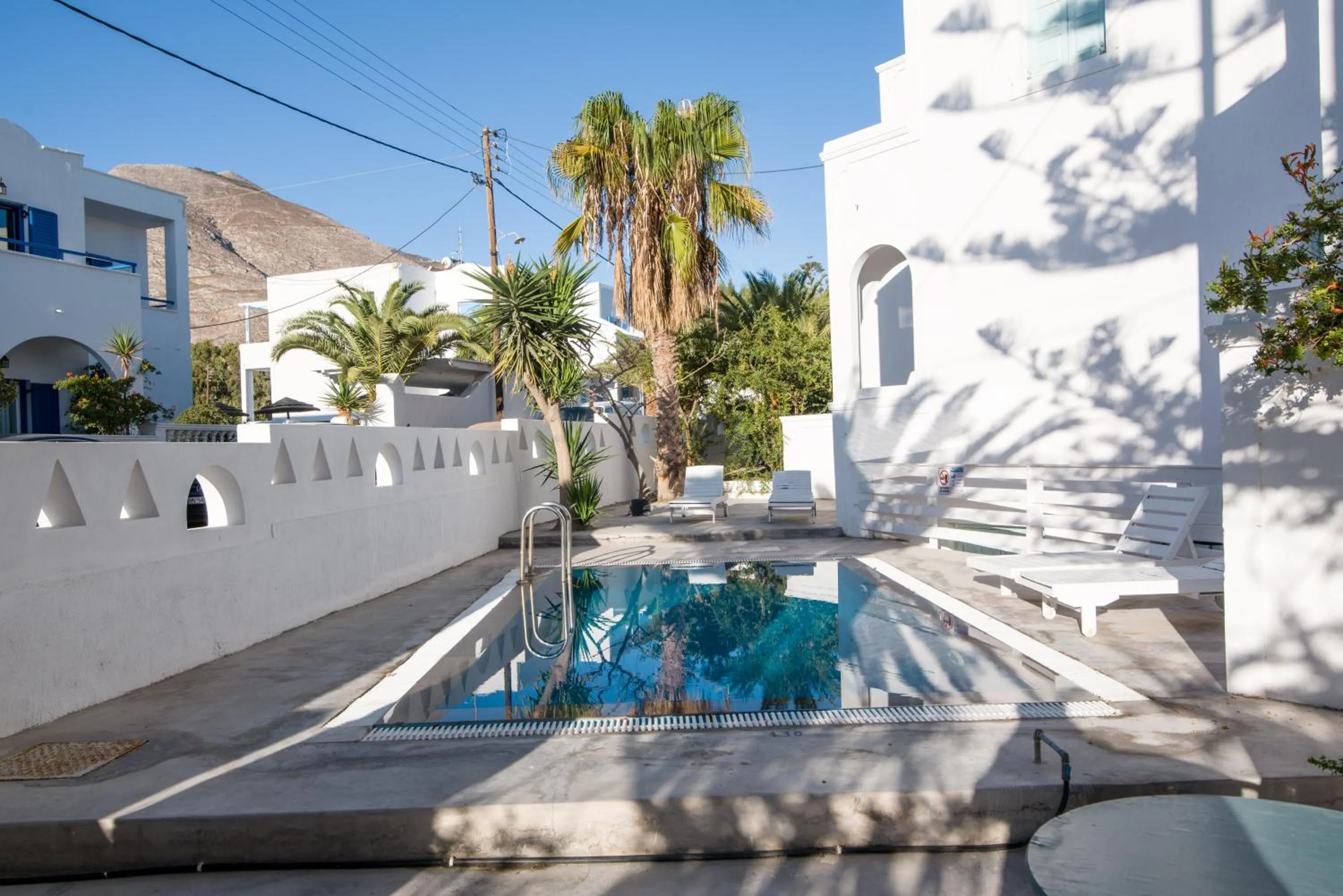 Swimming pool in Kymata Hotel