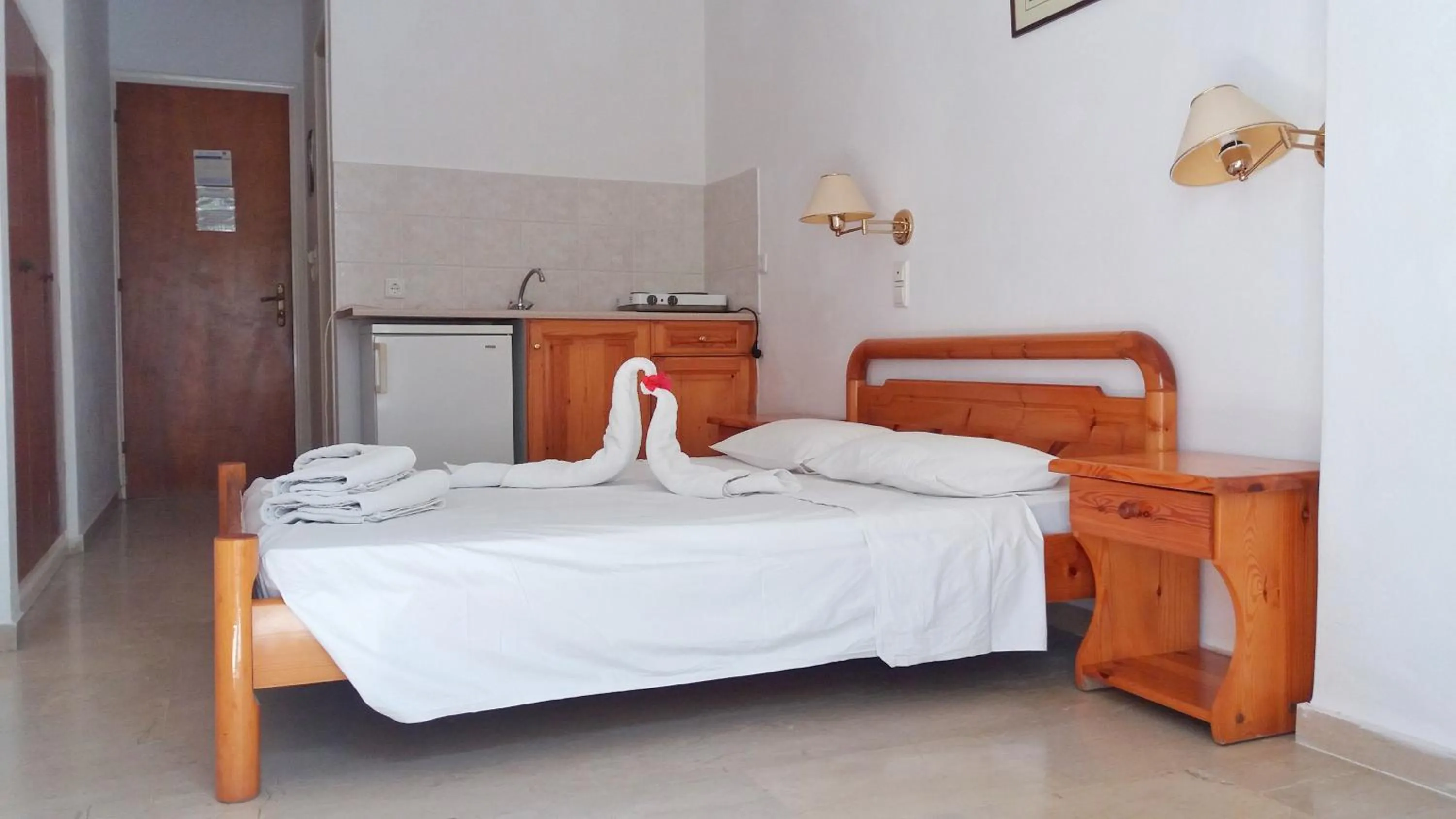 Photo of the whole room, Bed in Kymata Hotel