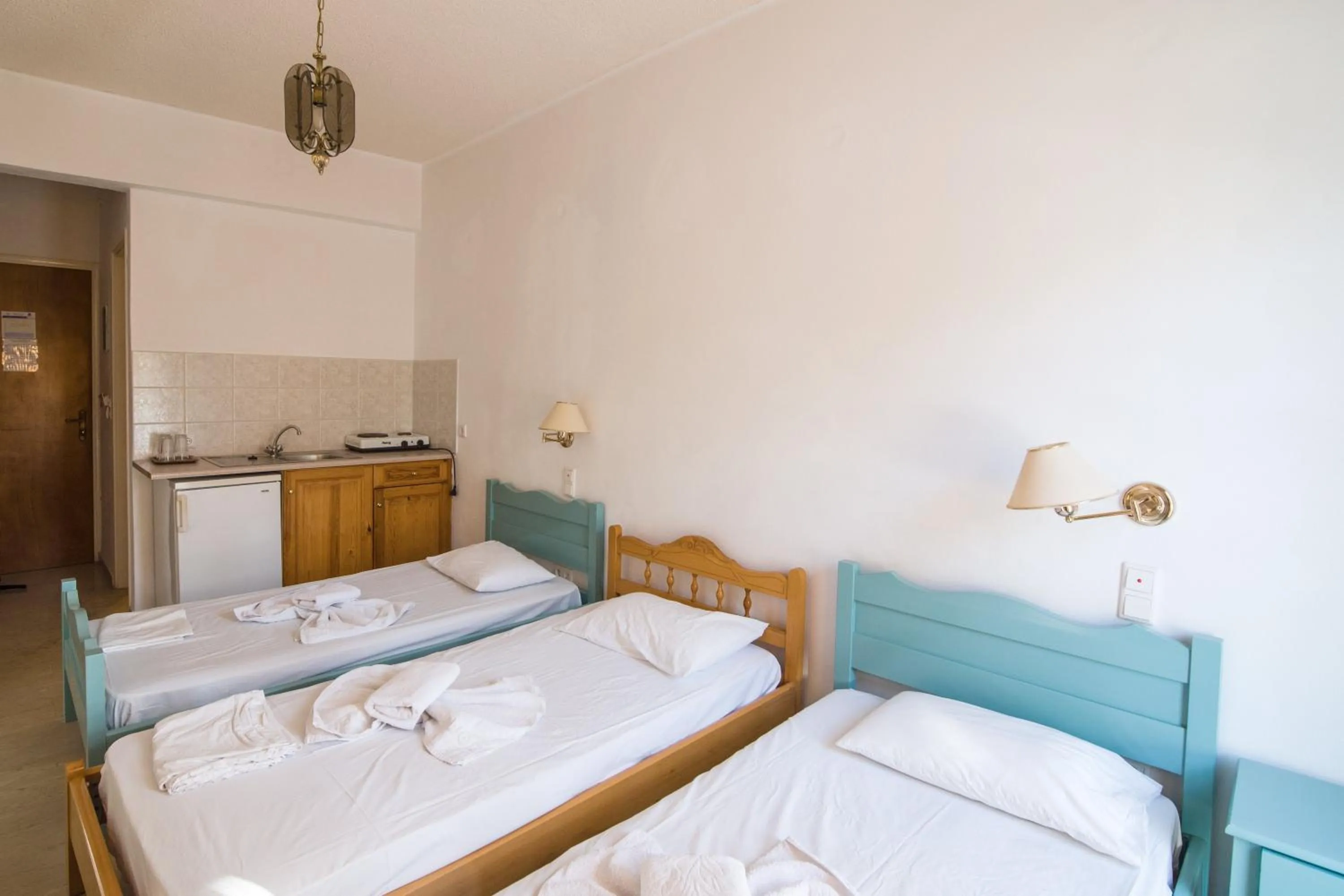 Photo of the whole room, Bed in Kymata Hotel