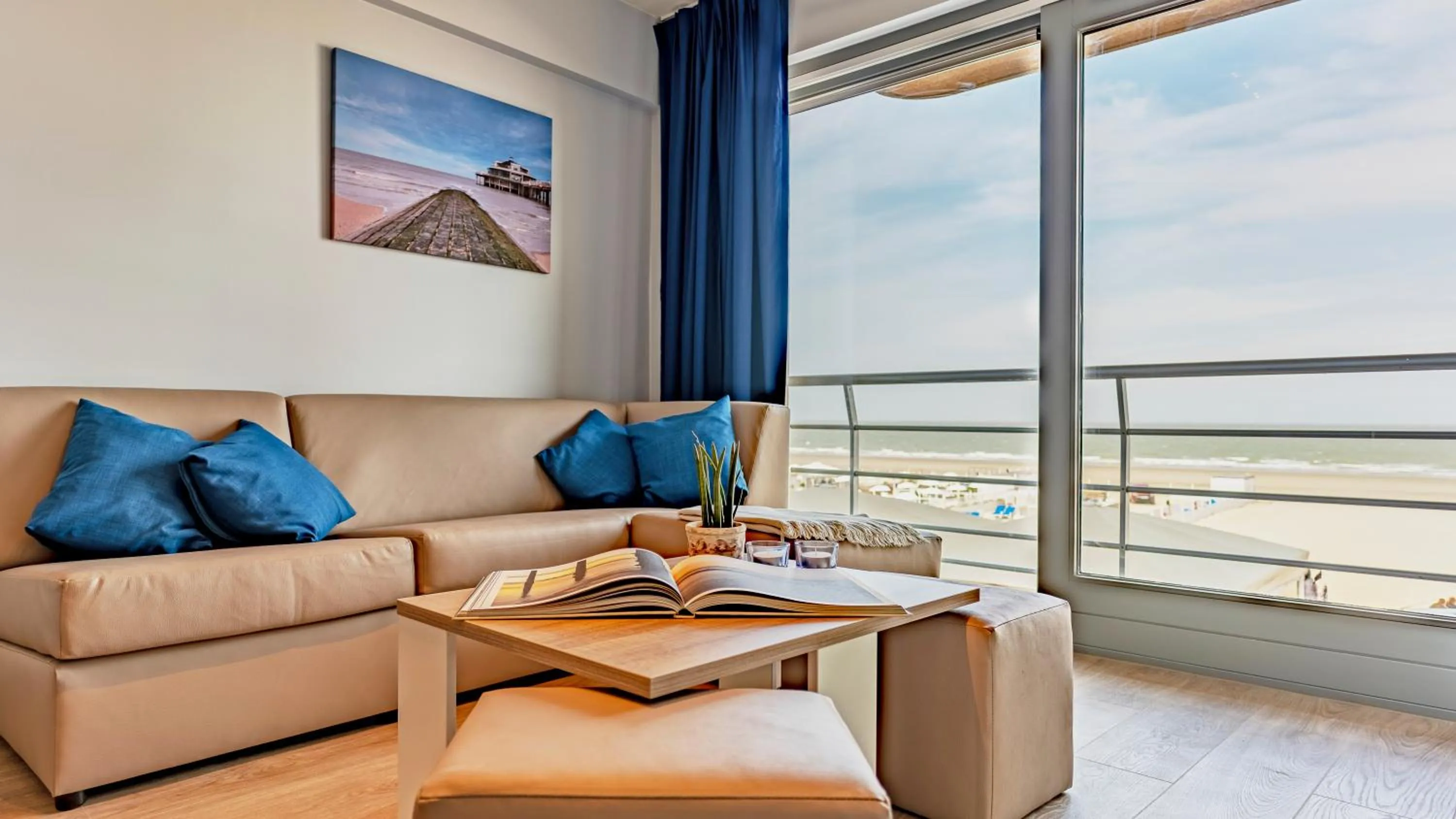 Living room in Holiday Suites Blankenberge