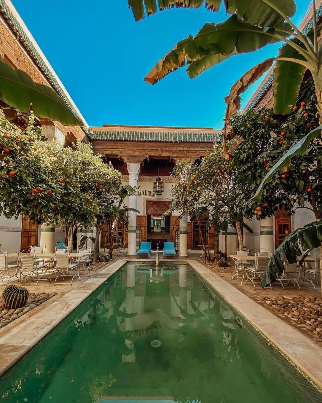 Swimming pool in Riad Slitine & Spa