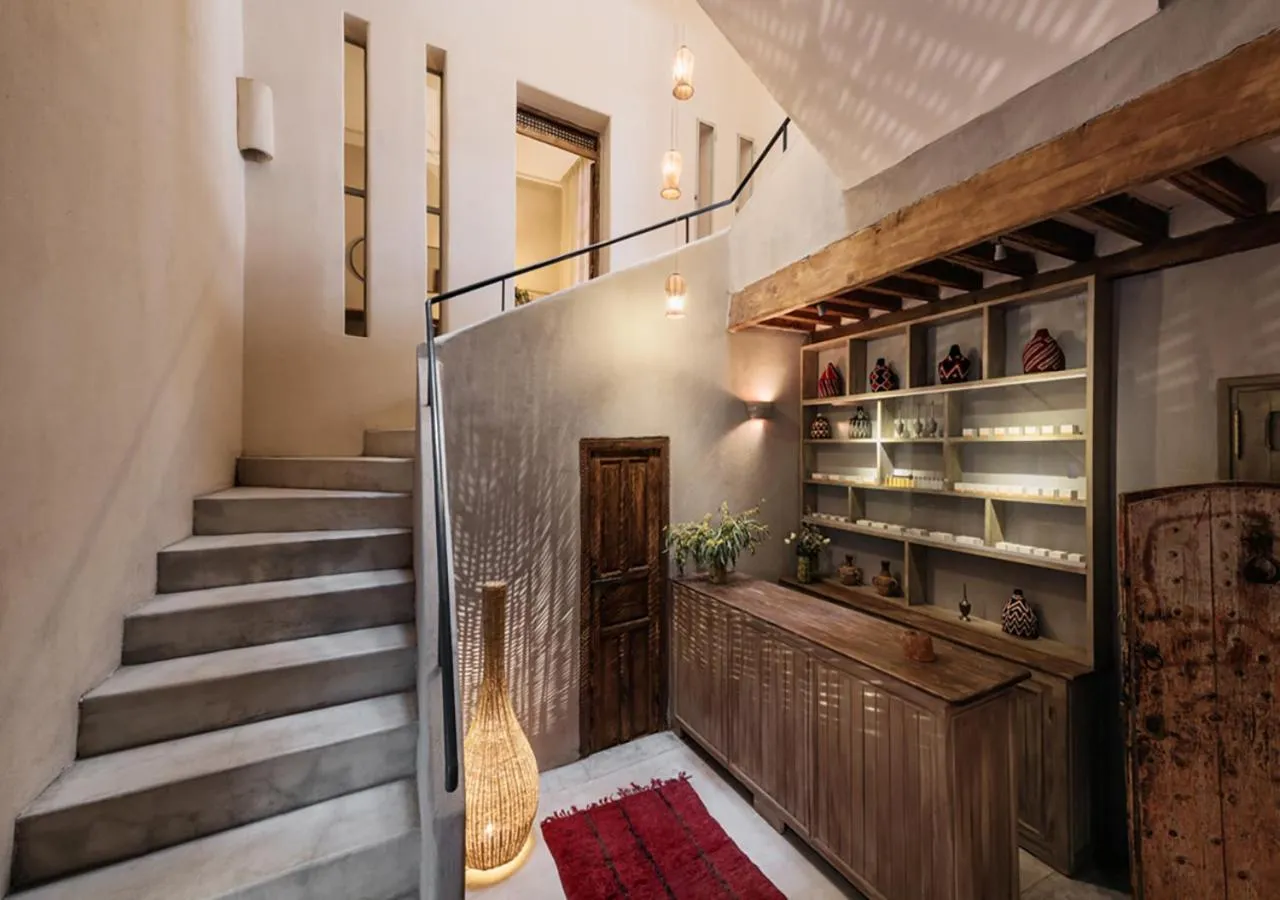 Steam room in Riad Slitine & Spa