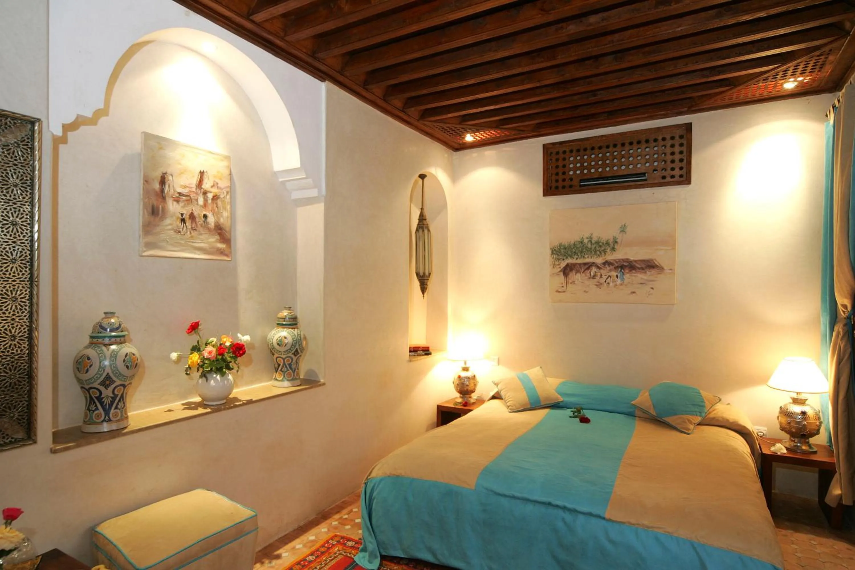 Bedroom, Bed in Riad Slitine & Spa