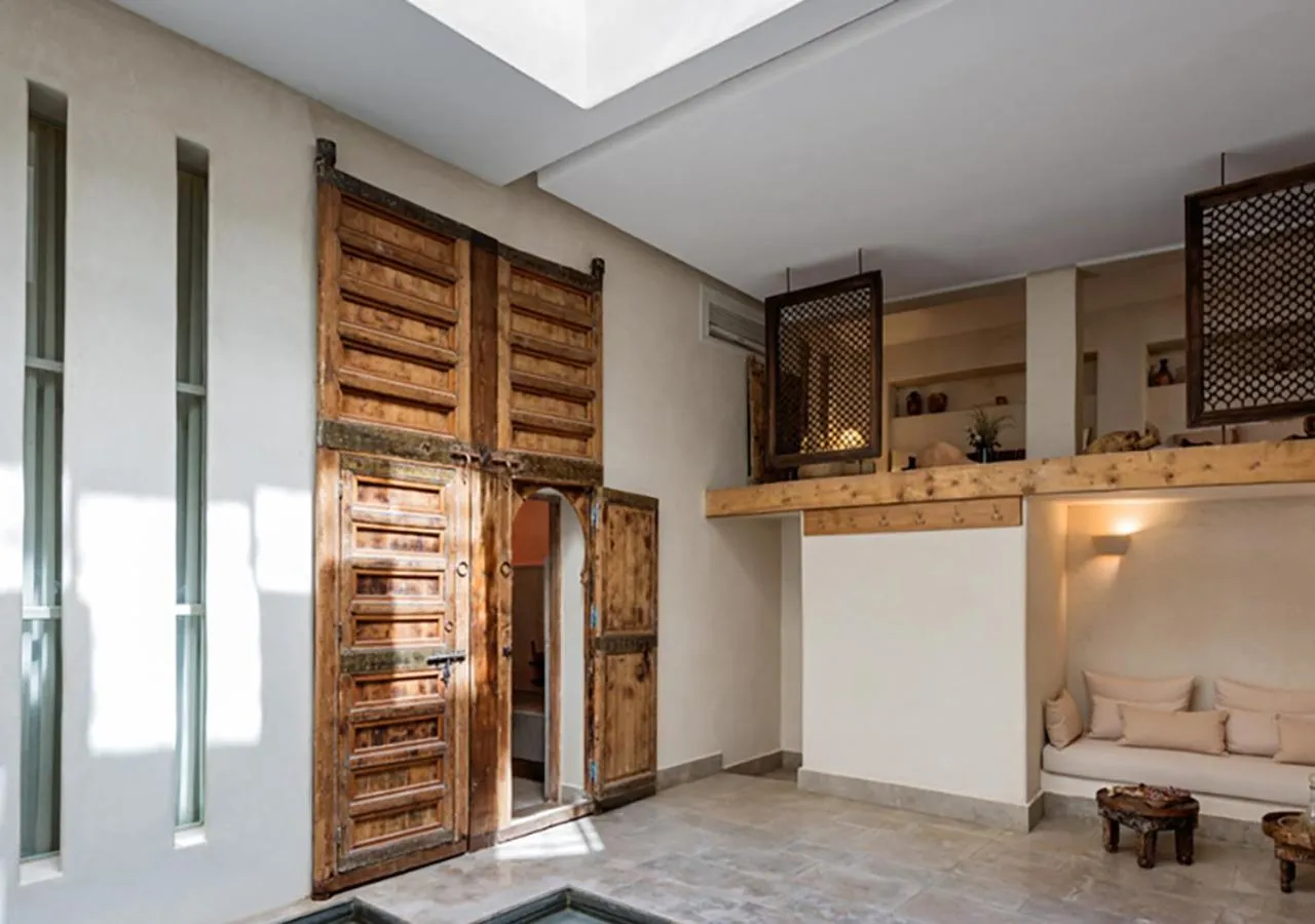 Steam room in Riad Slitine & Spa