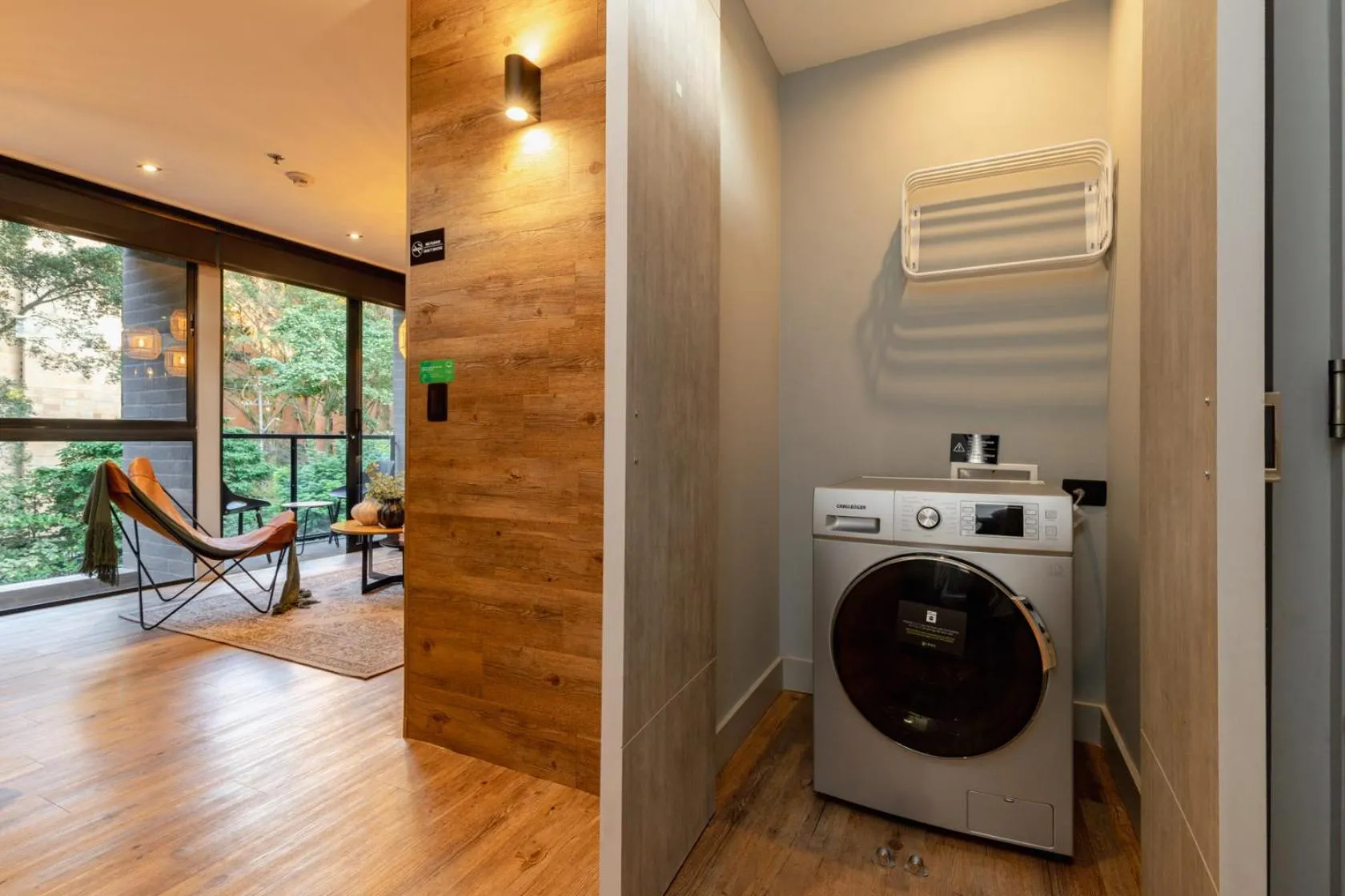 washing machine in Loma Verde Aparthotel