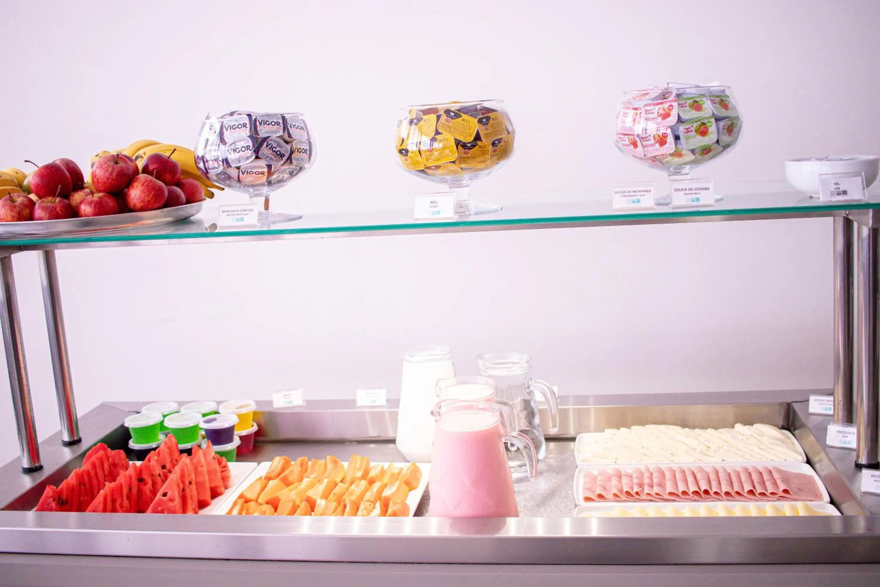 Continental breakfast in Hotel H2 Congonhas