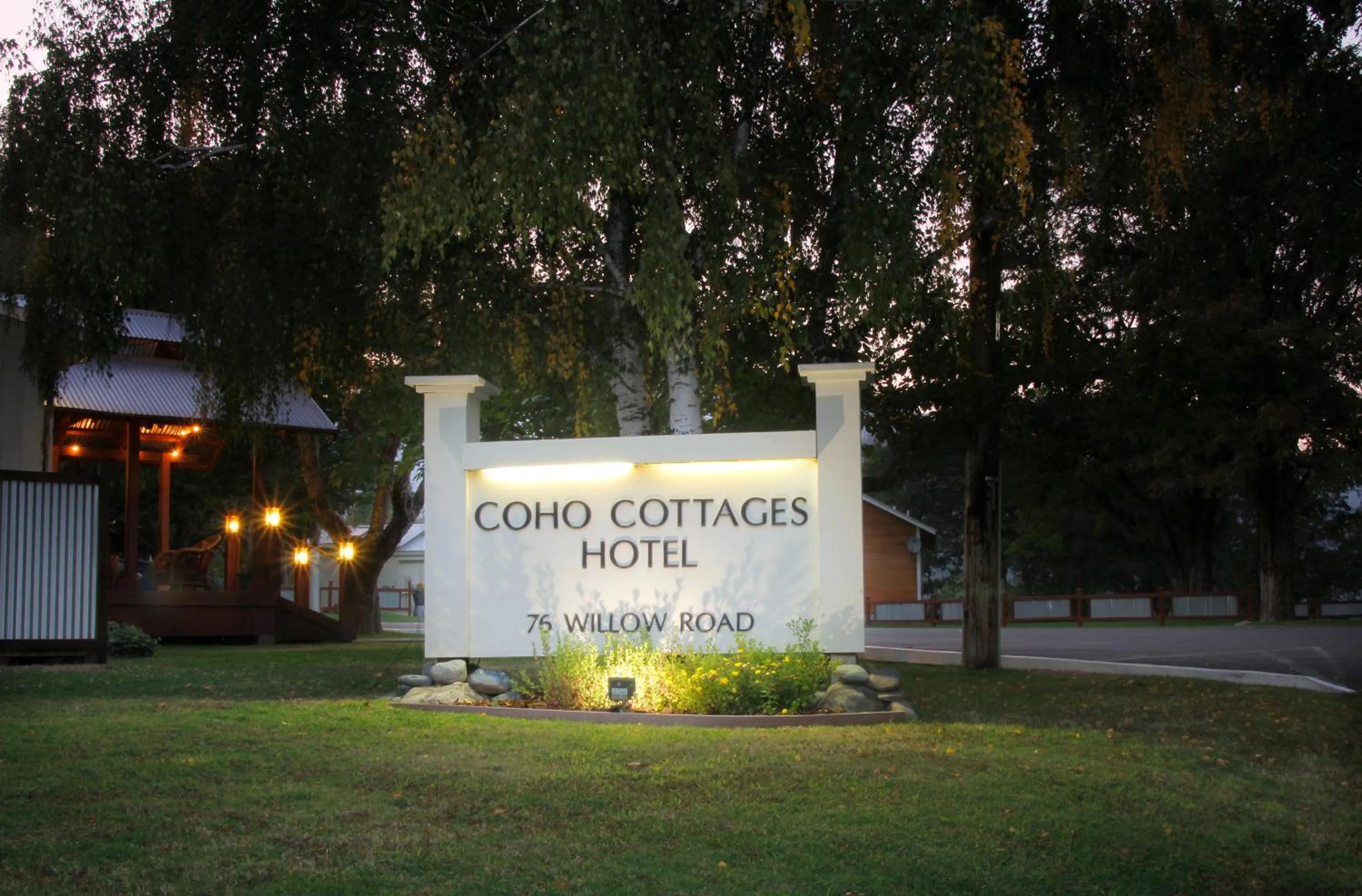 Property logo or sign in Coho Cottages