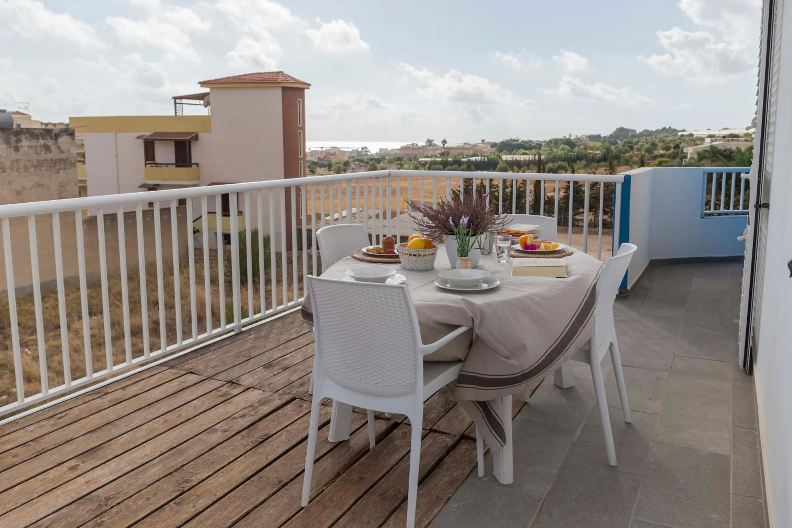 Balcony/Terrace in Mareinsicilia Cannamara Appartamenti