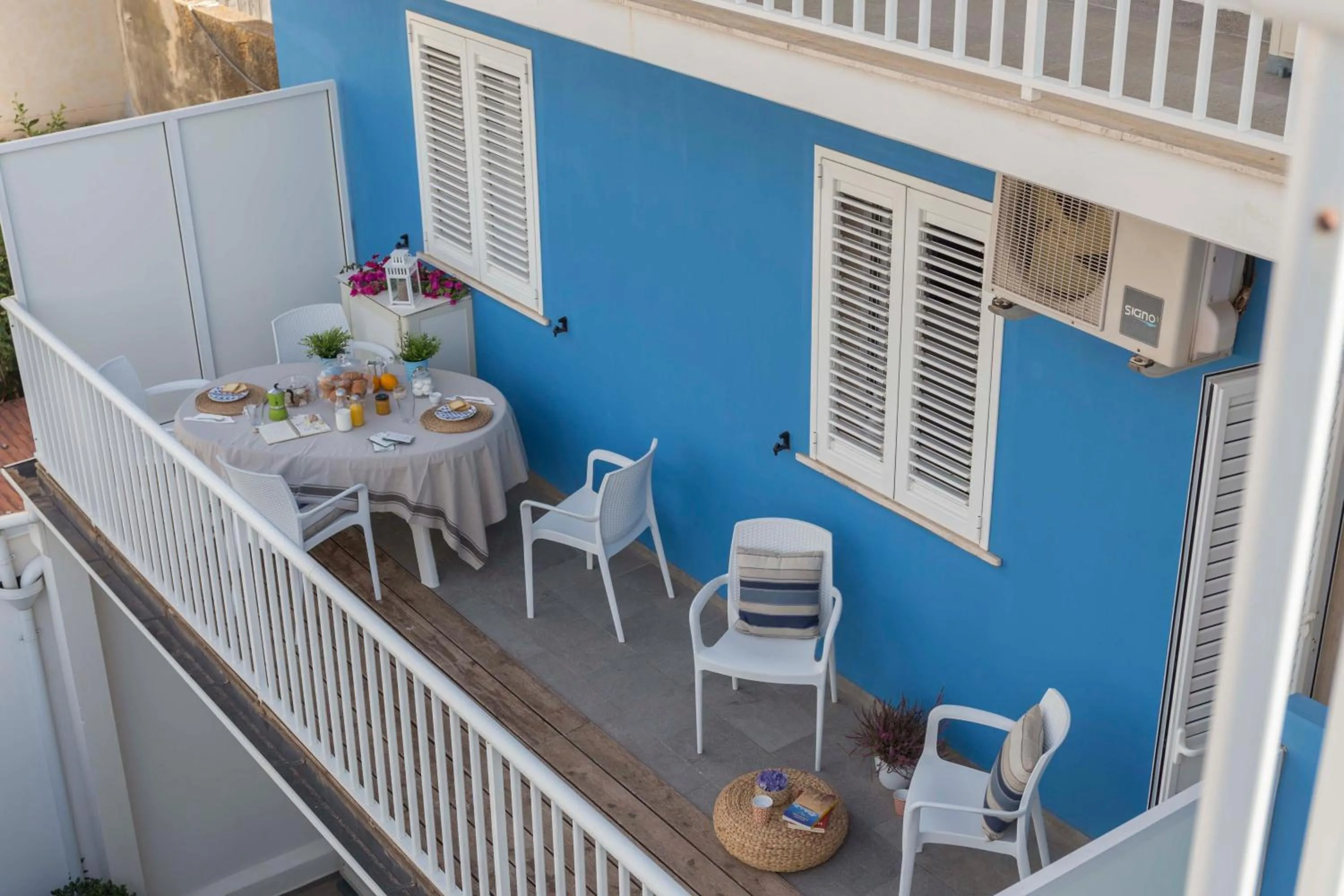 Balcony/Terrace in Mareinsicilia Cannamara Appartamenti