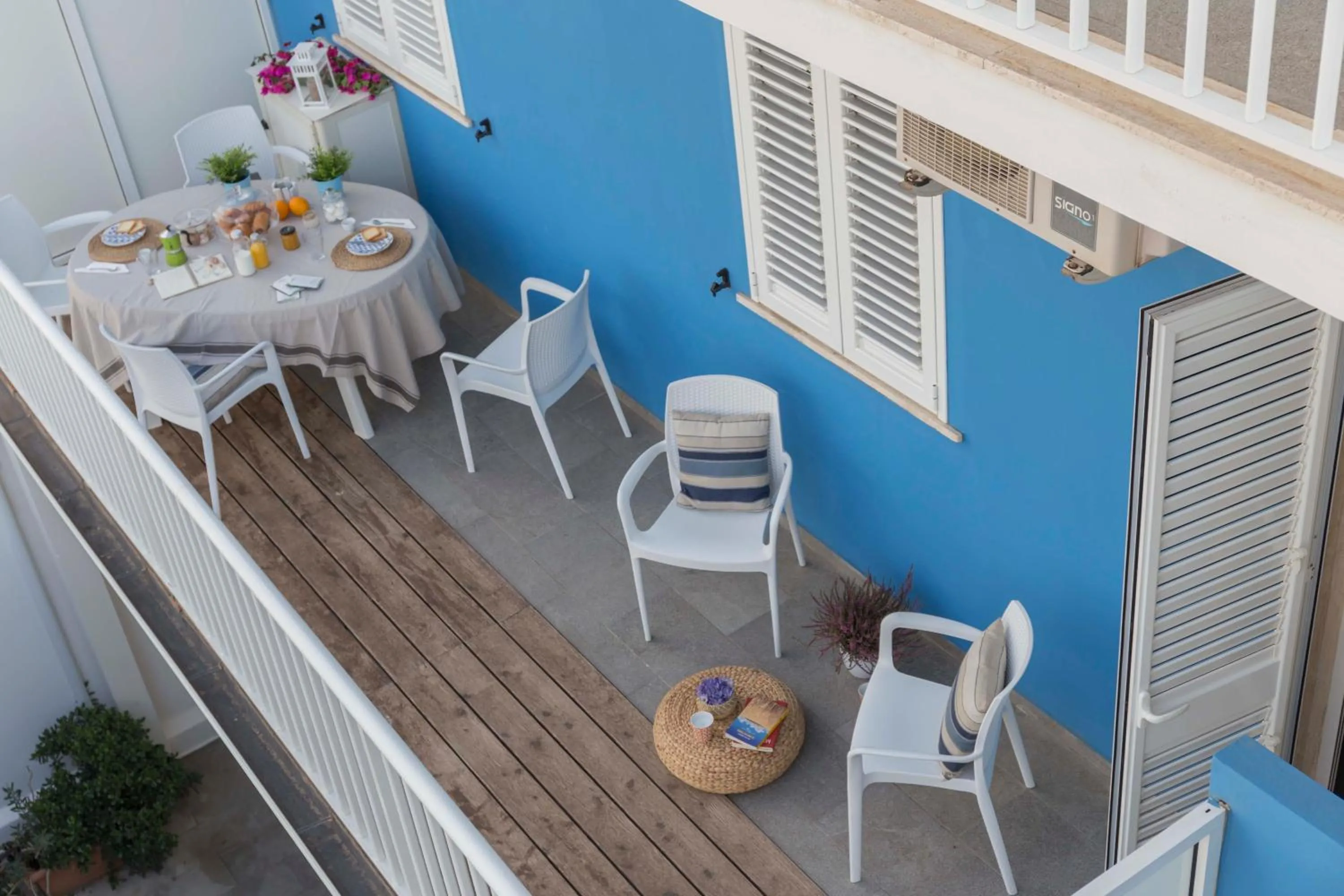 Balcony/Terrace in Mareinsicilia Cannamara Appartamenti