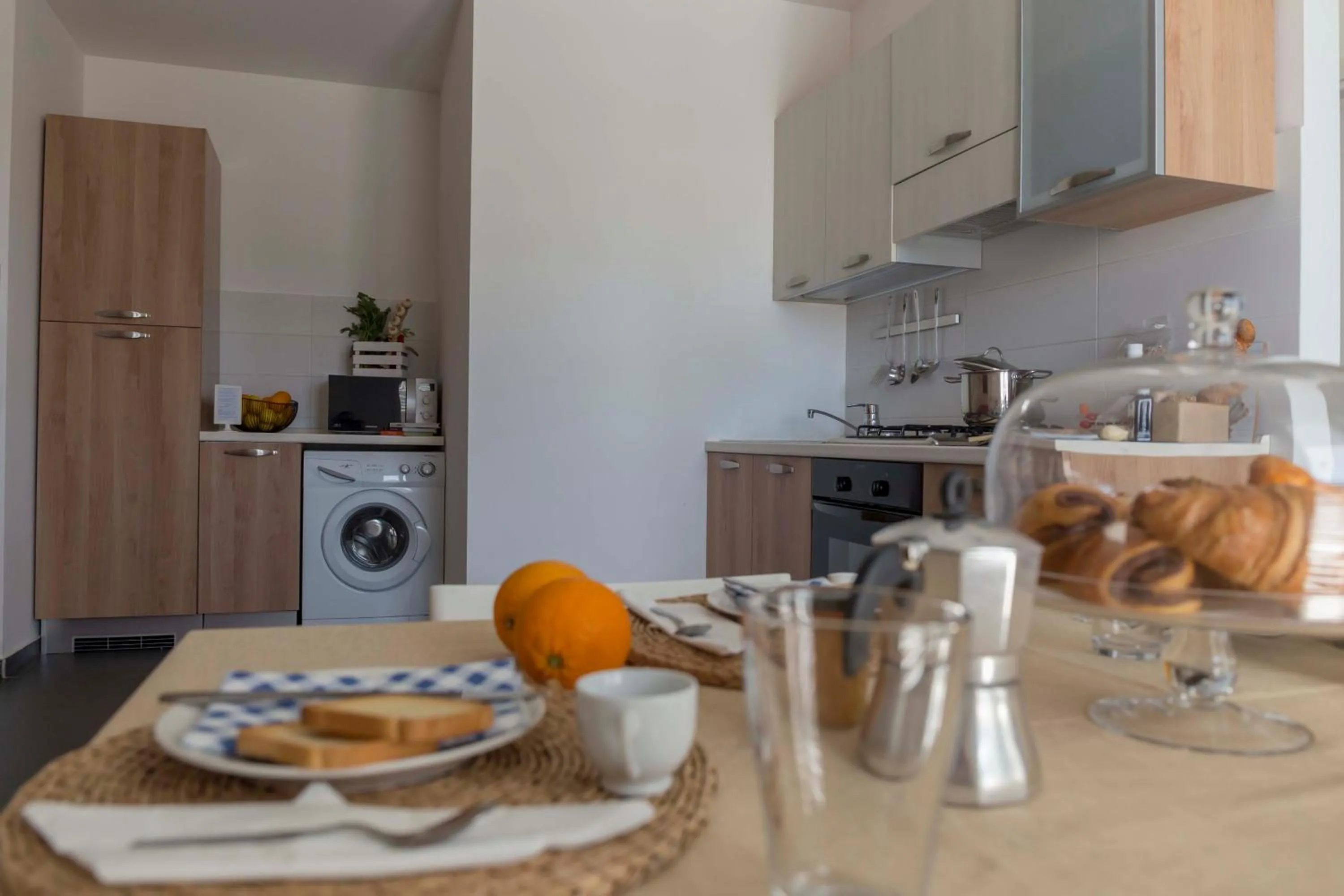 Kitchen or kitchenette in Mareinsicilia Cannamara Appartamenti