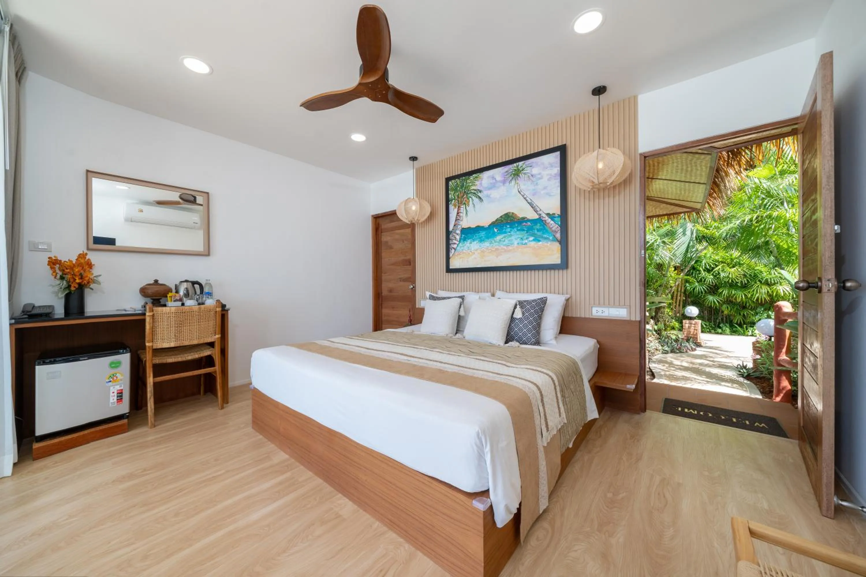 Bedroom, Bed in Friendship Beach Resort & Atmanjai Wellness Centre