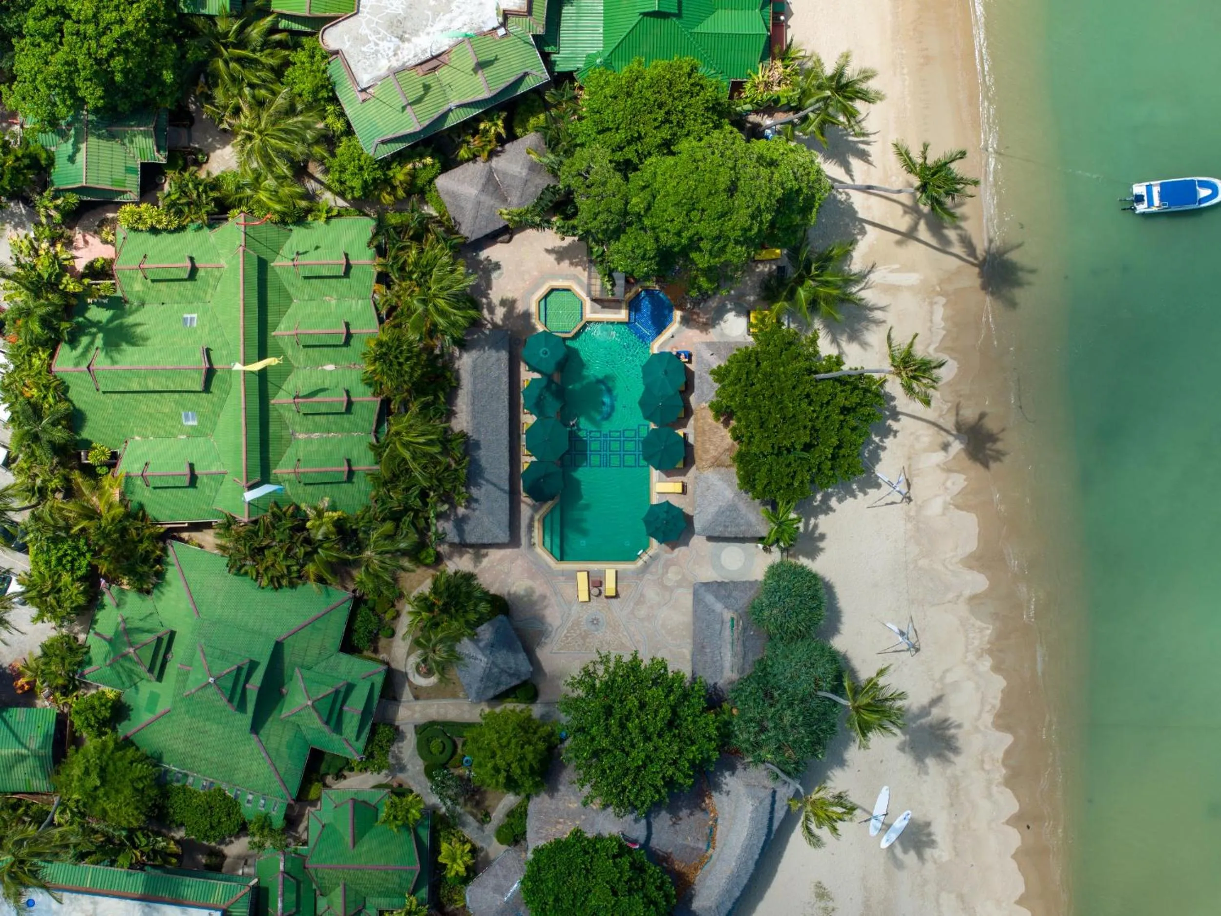 Bird's eye view in Friendship Beach Resort & Atmanjai Wellness Centre