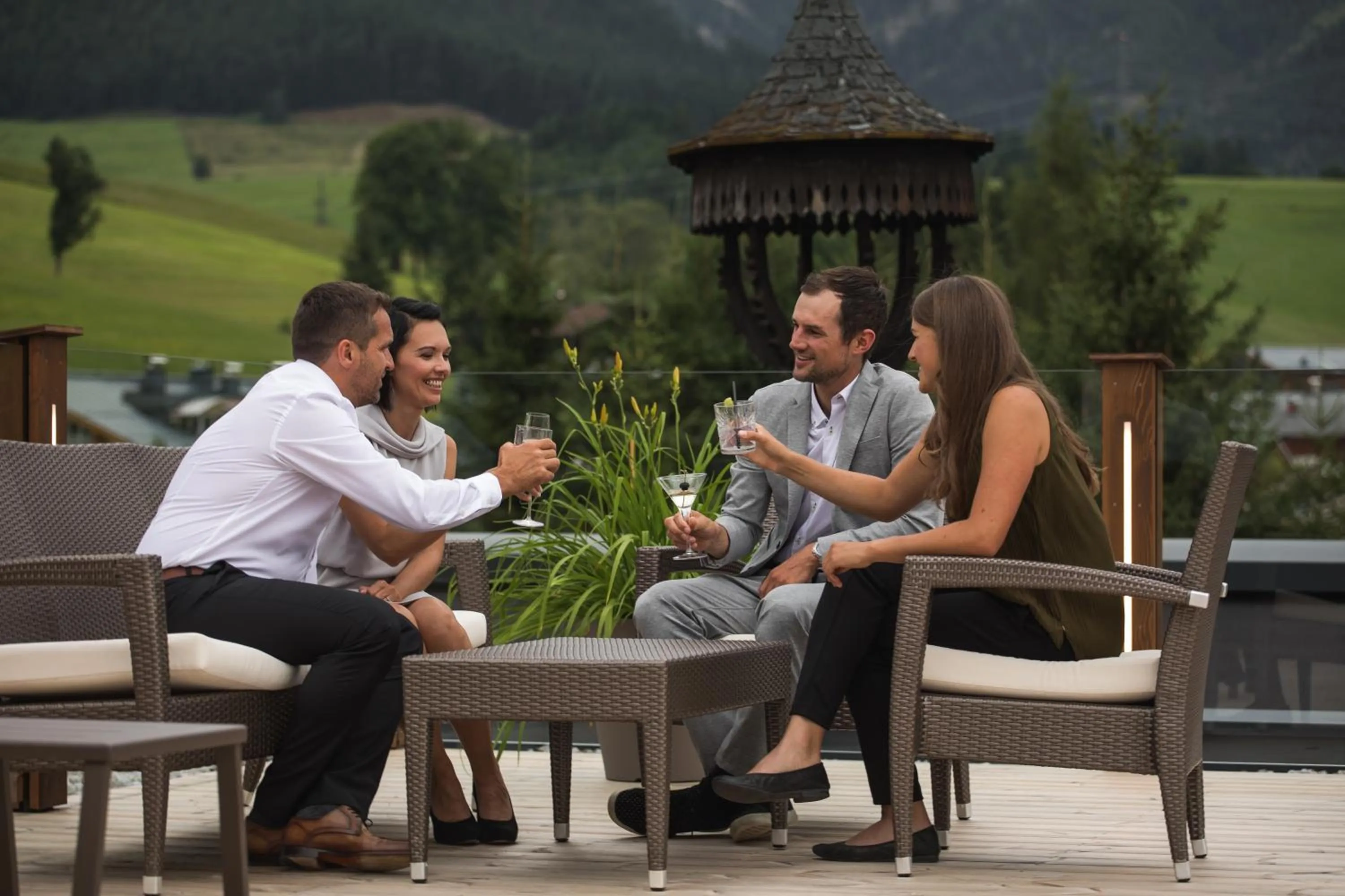 Balcony/Terrace in Hotel Niederreiter