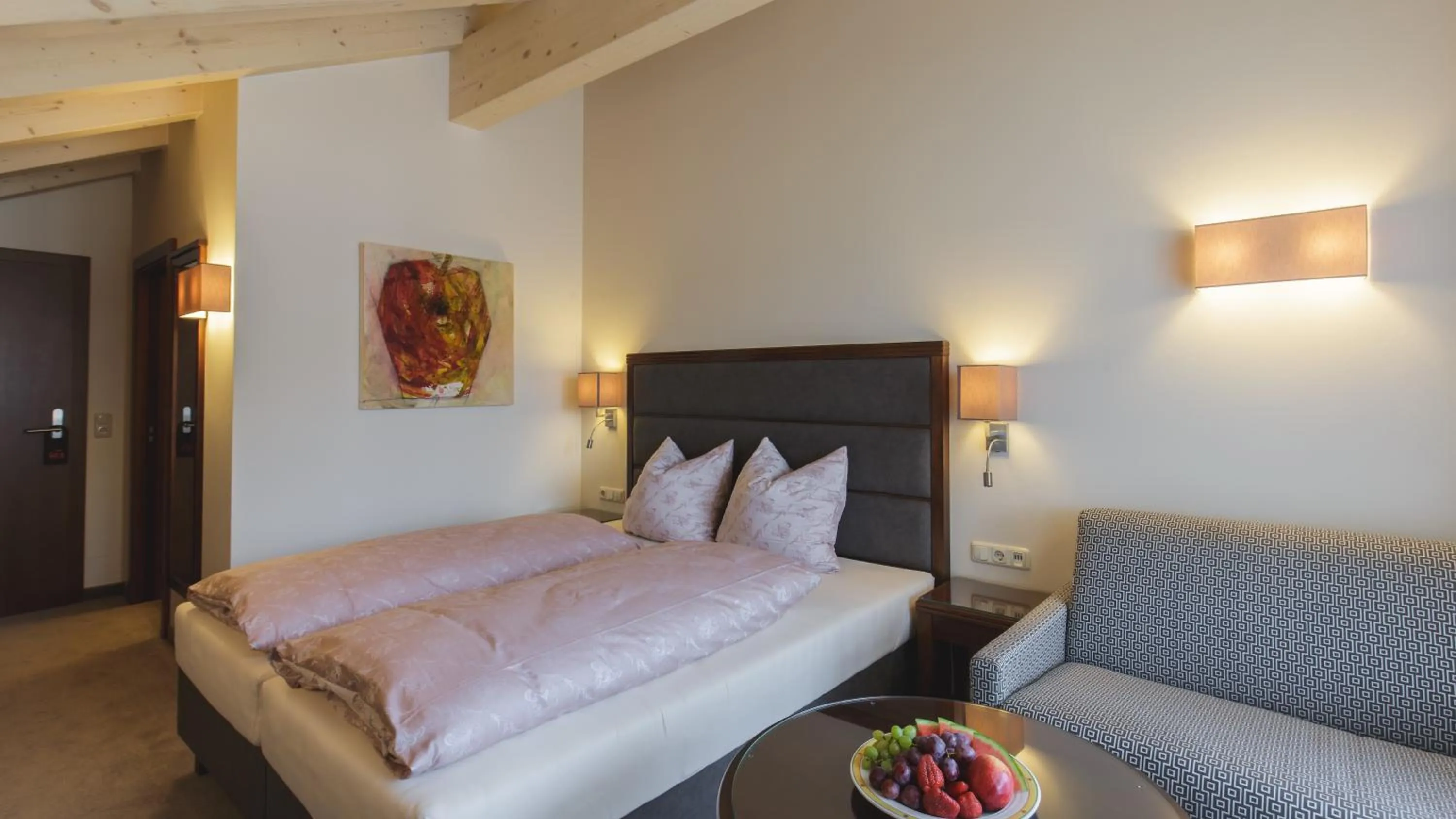 Bedroom, Bed in Hotel Niederreiter