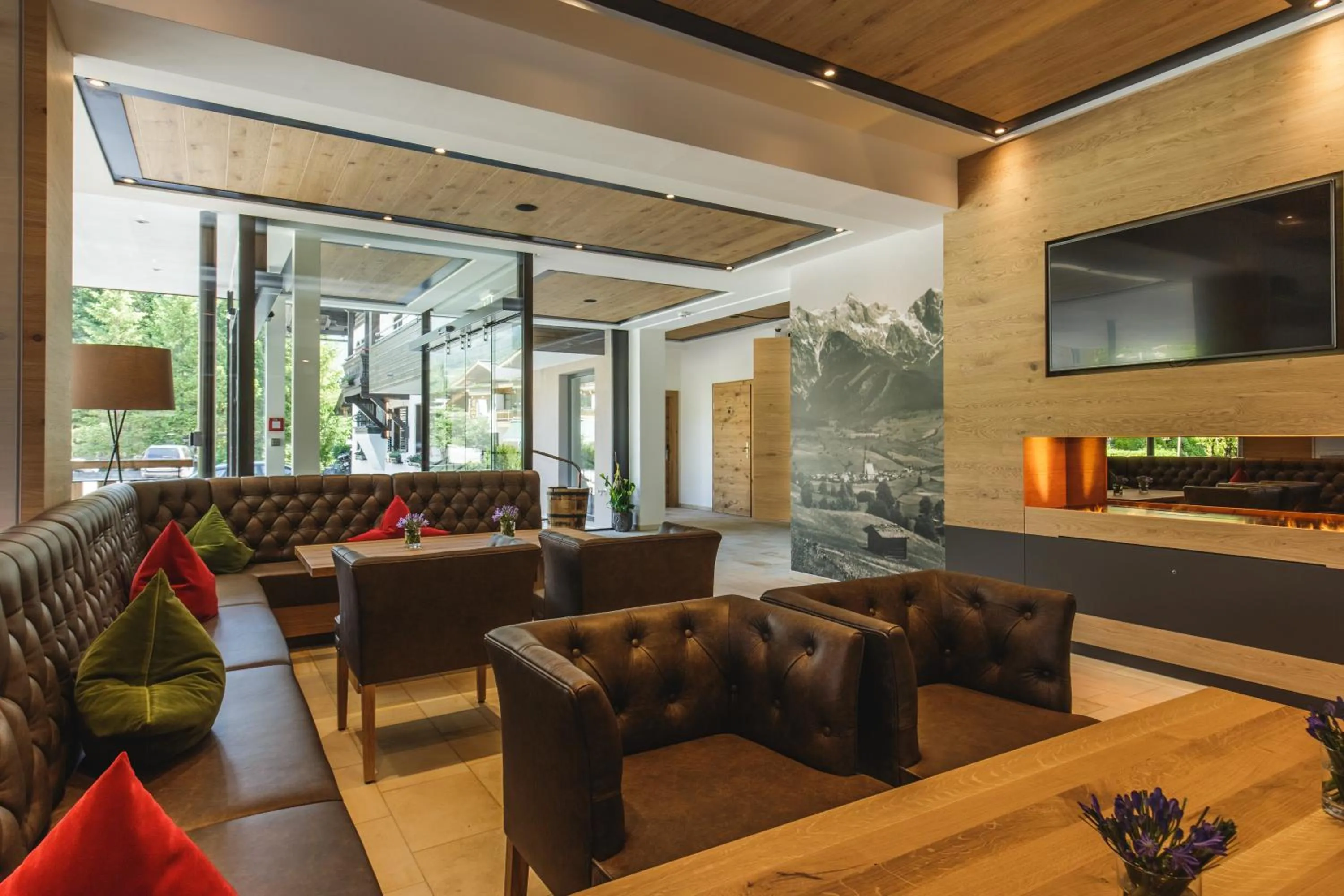 Lobby or reception in Hotel Niederreiter