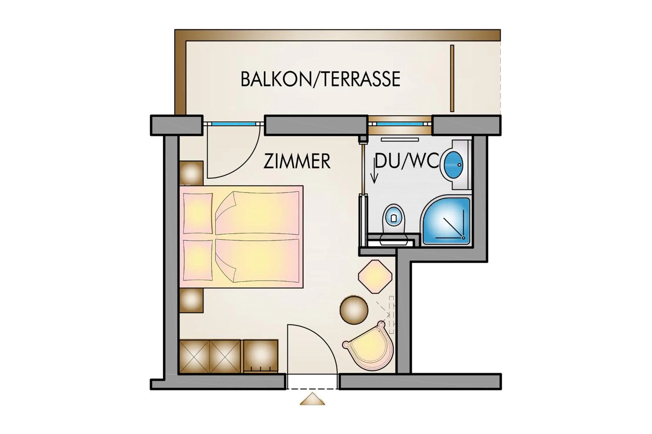 Photo of the whole room in Hotel Niederreiter