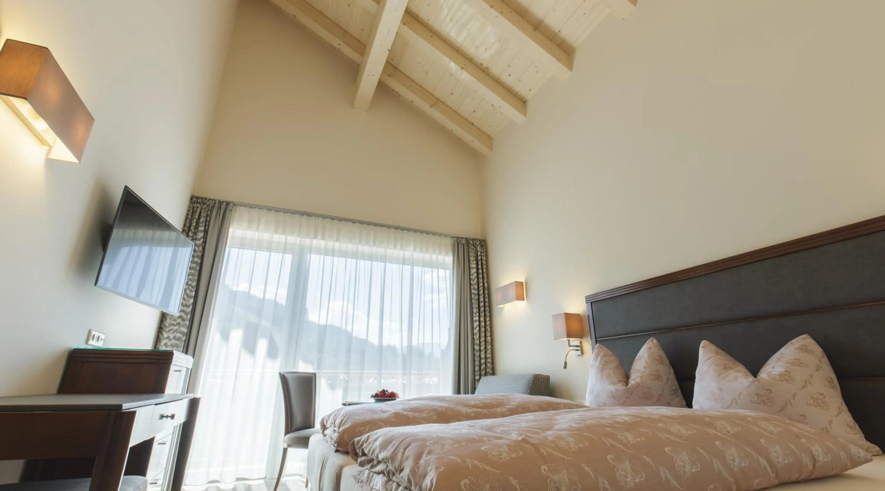 Bedroom, Bed in Hotel Niederreiter