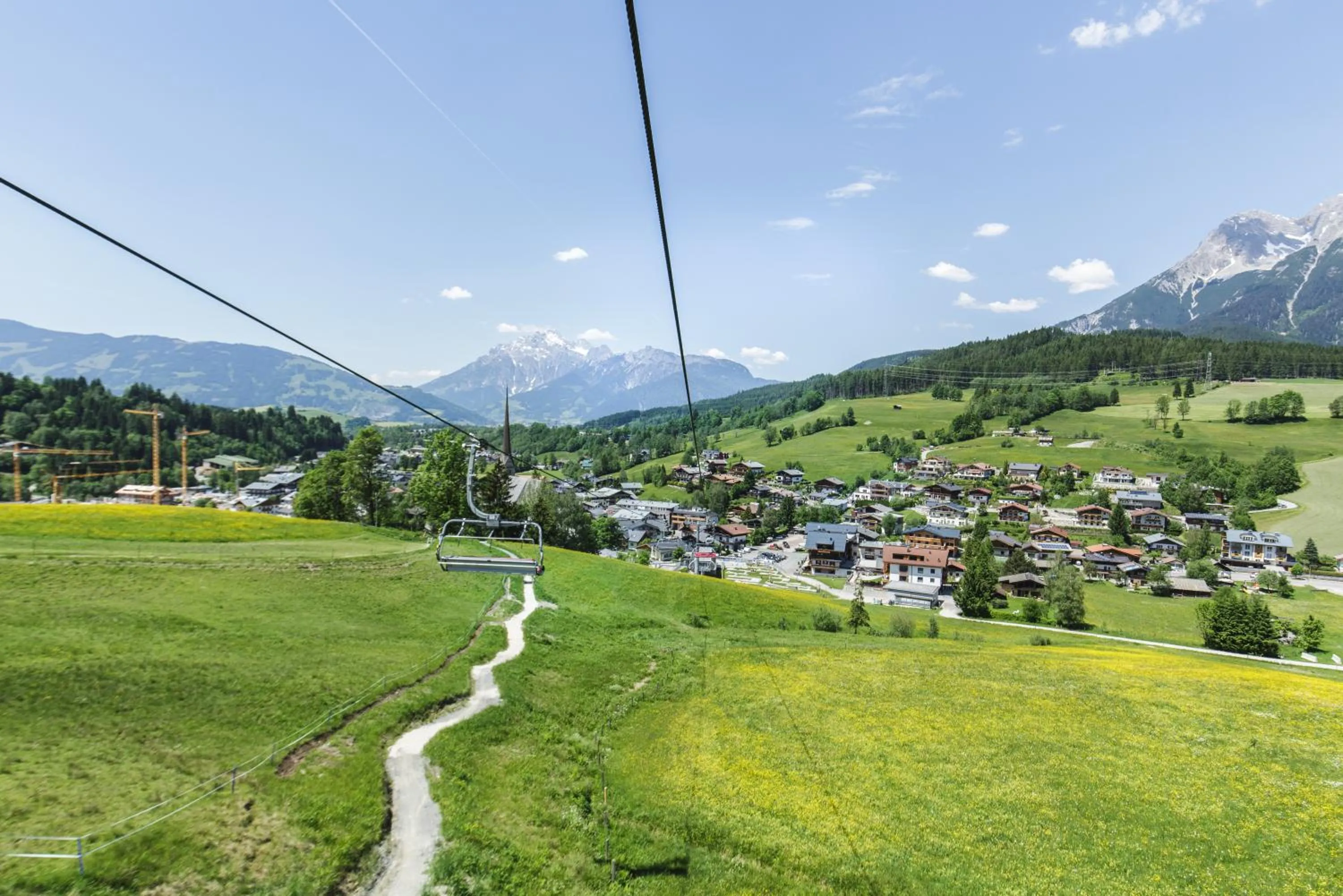 Bird's eye view in Hotel Niederreiter