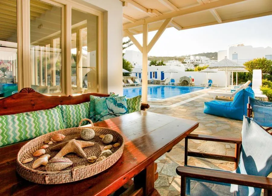 Patio in Anemos Hotel & Apartments