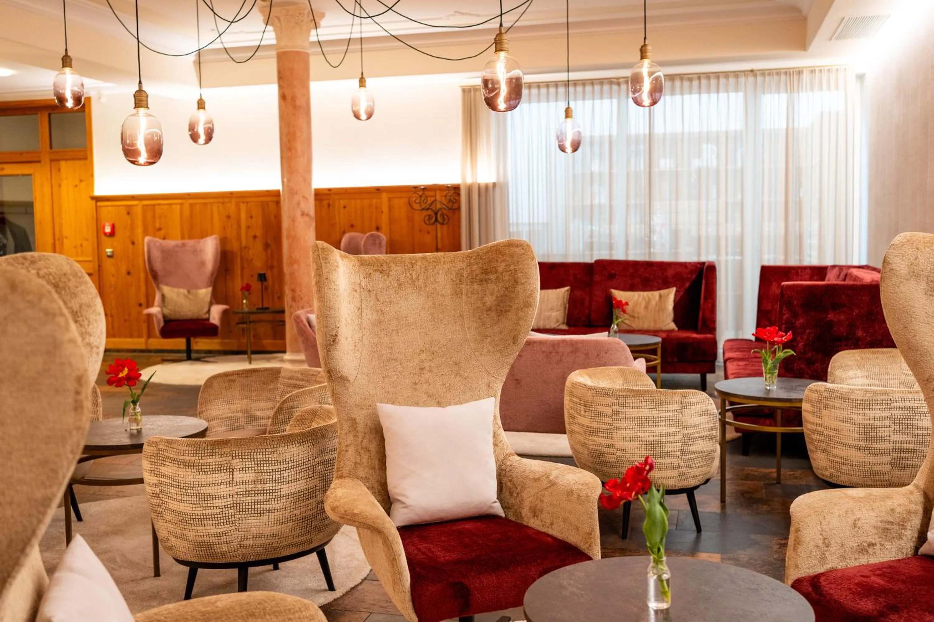 Seating area in Hotel Krone Langenegg