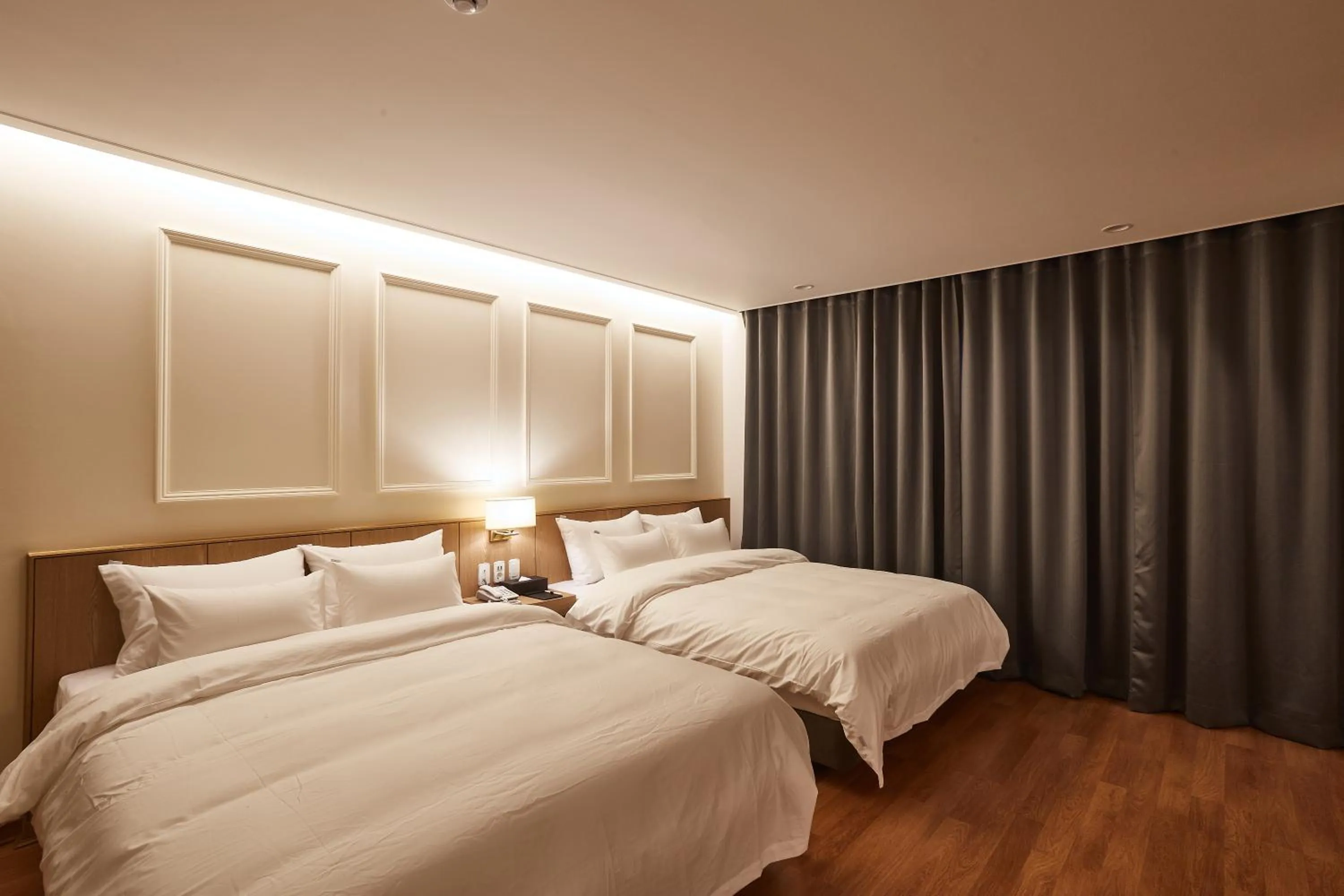 Bed in Hotel the maru