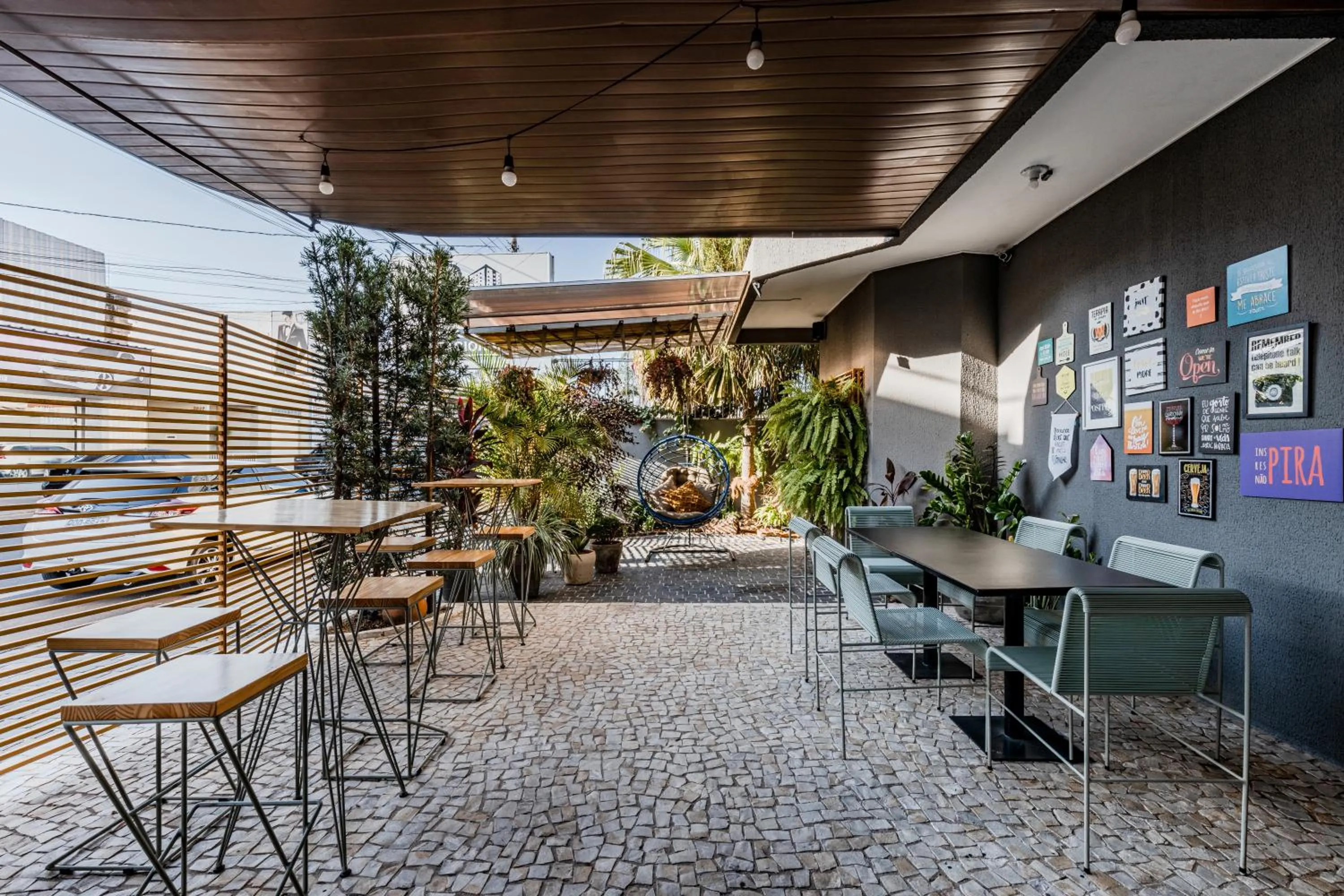 Patio in Hotel Parati Minas
