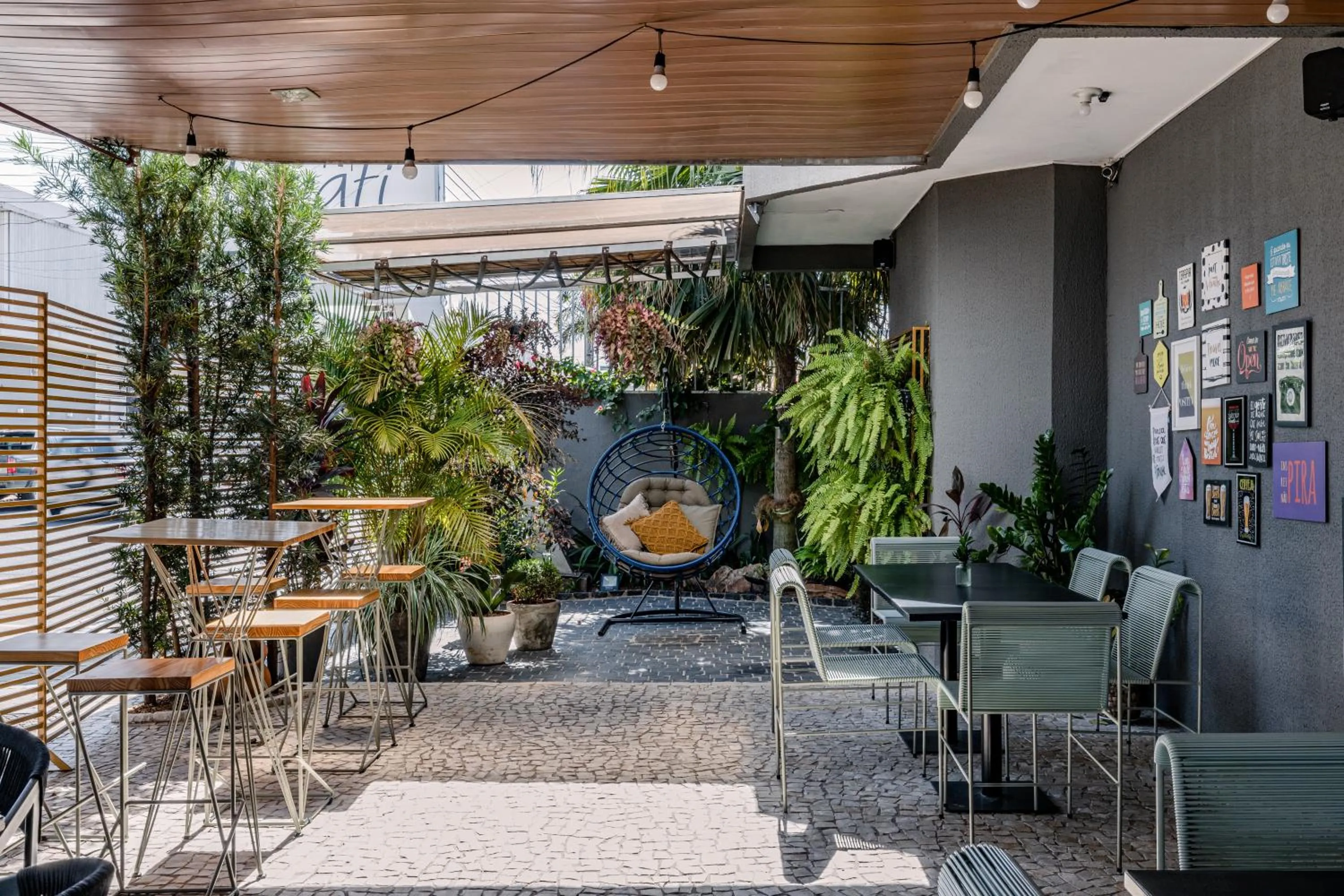 Patio in Hotel Parati Minas