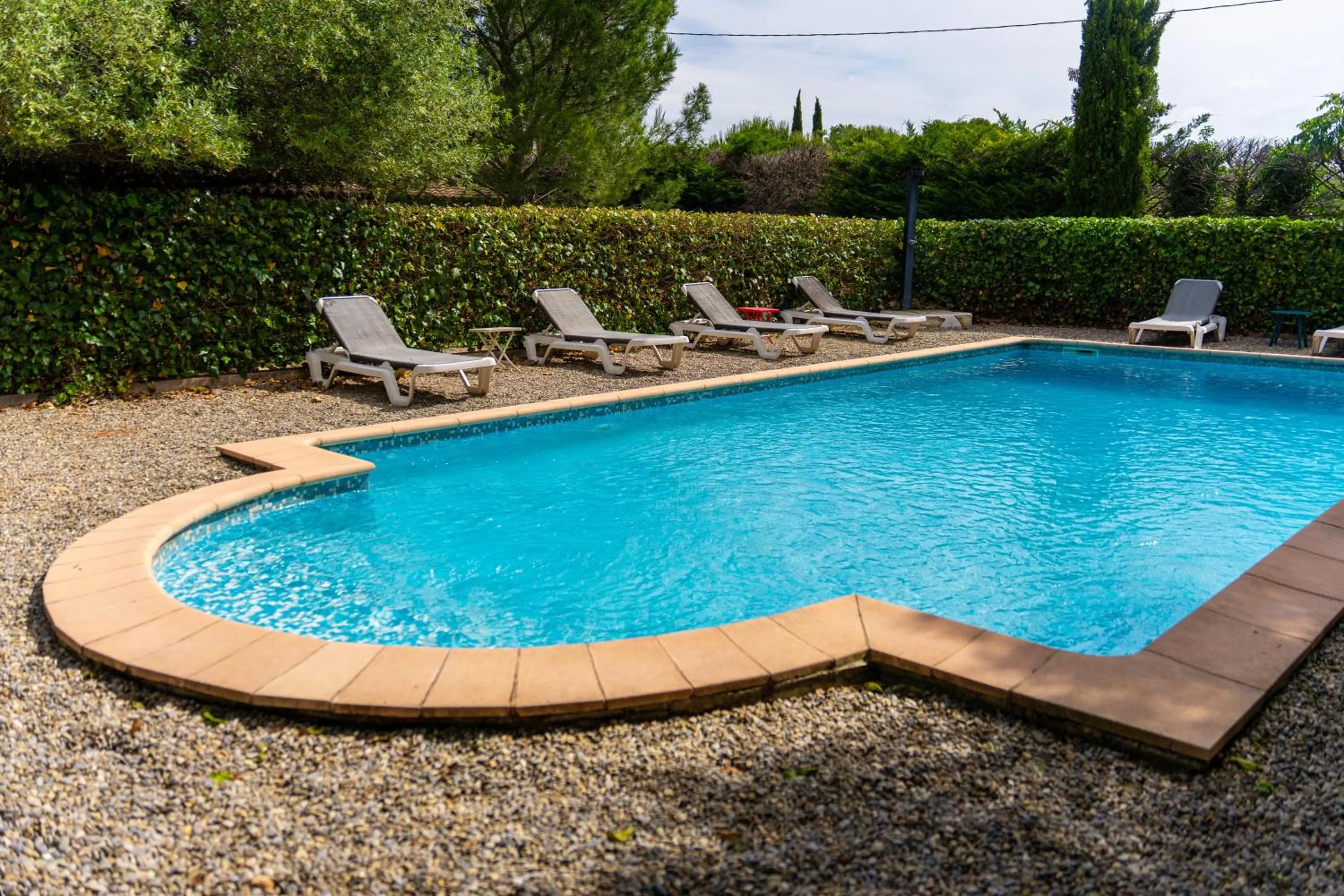 Swimming pool in Hotel Les Oliviers