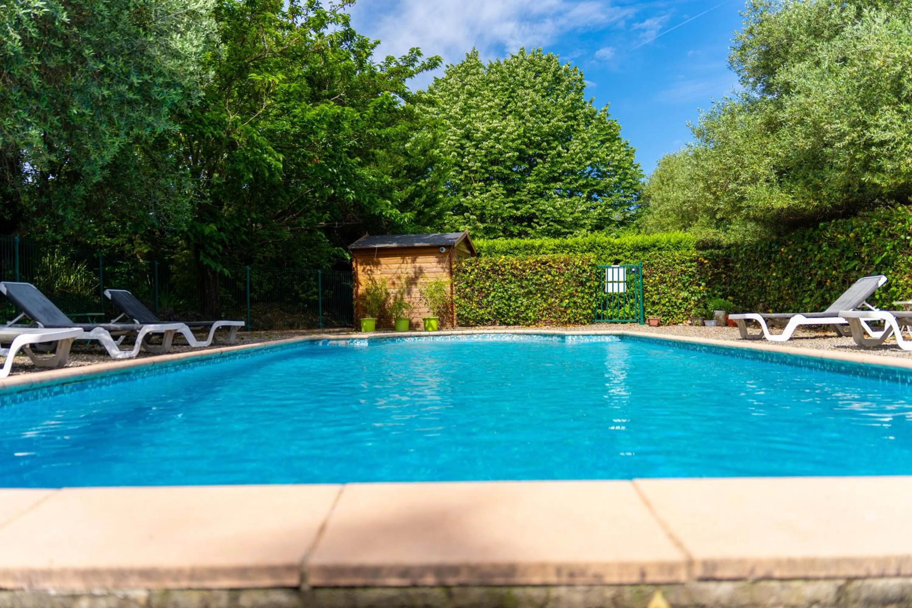 Swimming pool in Hotel Les Oliviers