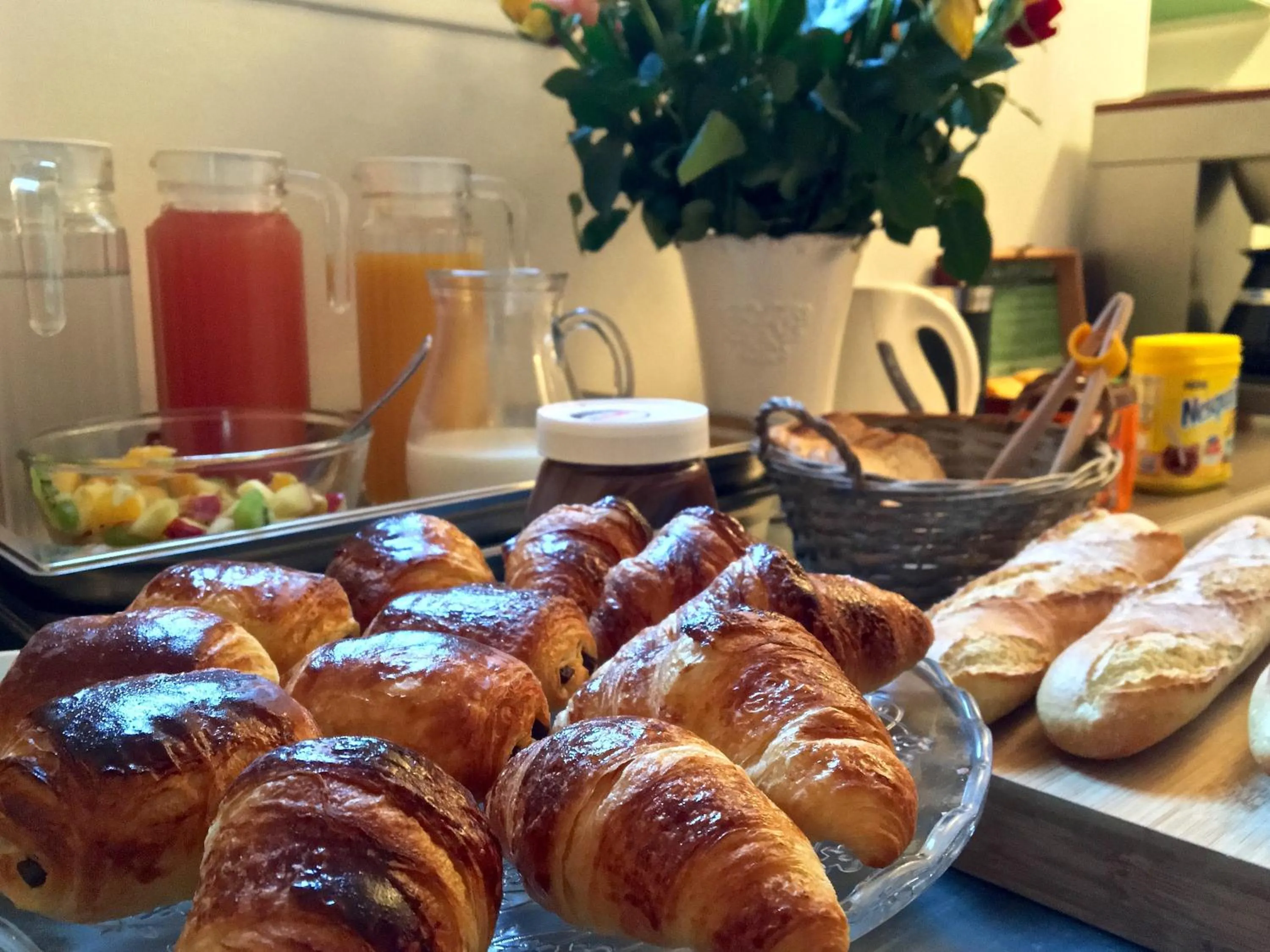 Breakfast in Hotel Les Oliviers