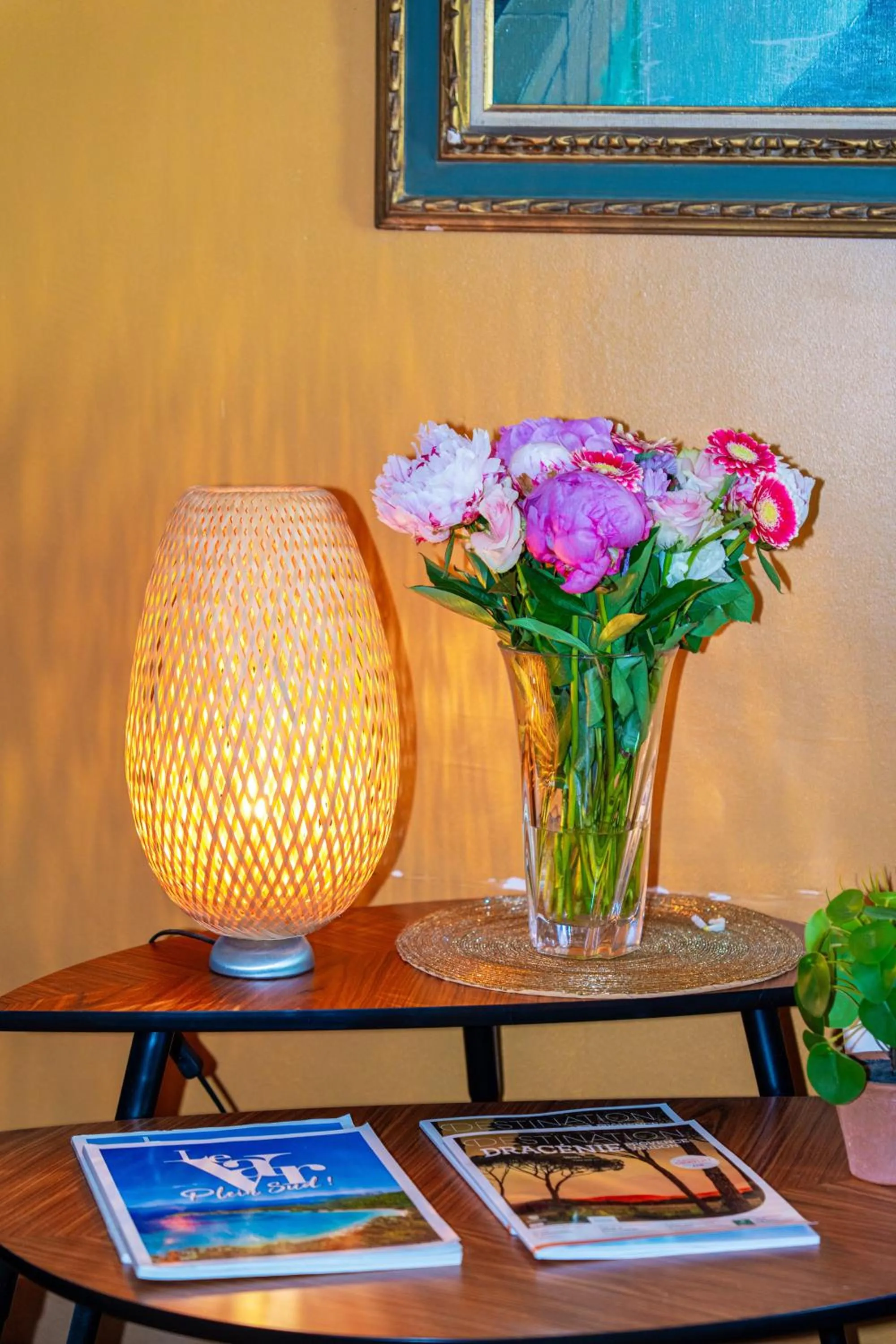 Lobby or reception in Hotel Les Oliviers