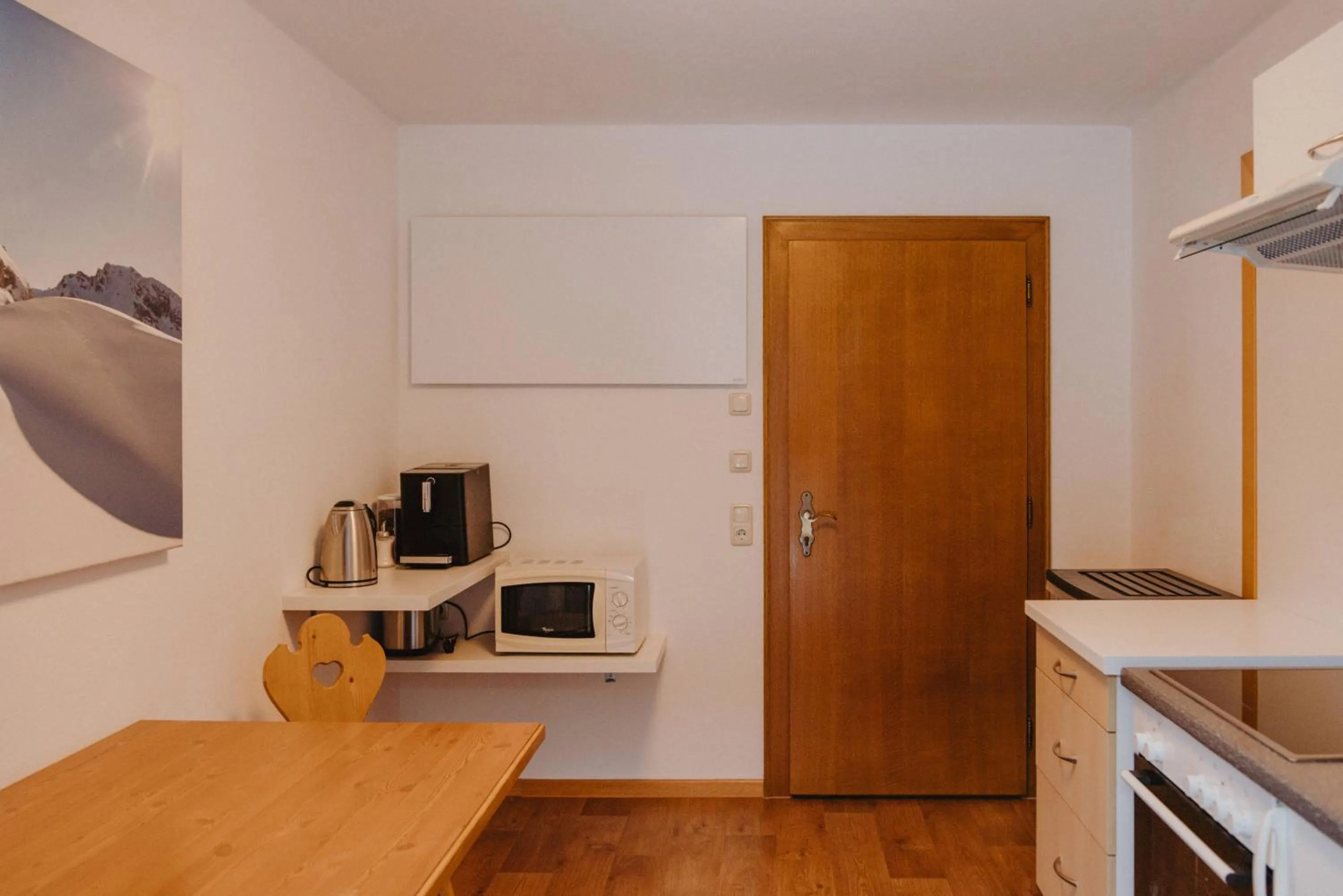 kitchen in Gästehaus Kolp