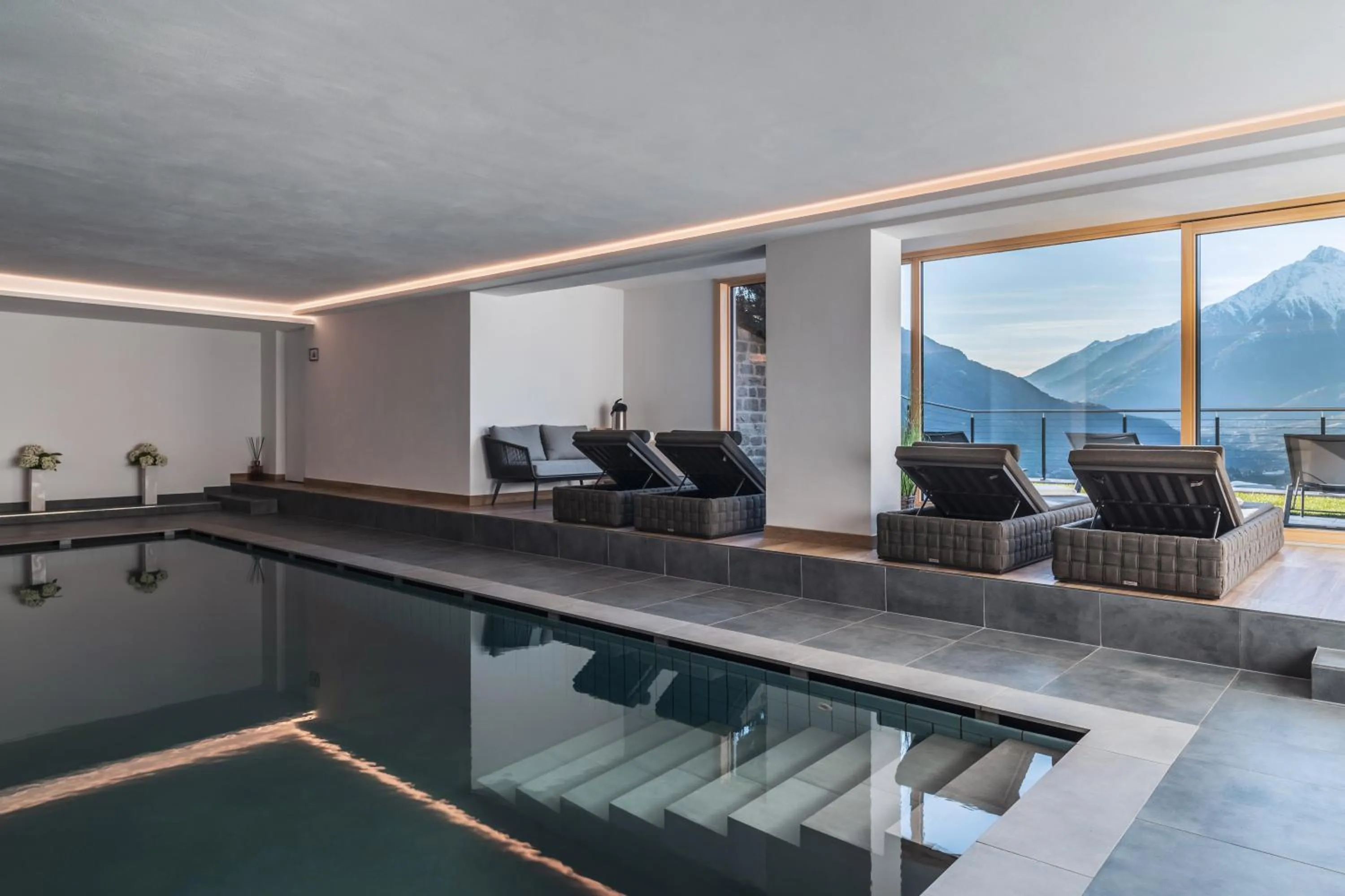 Swimming pool in Dornsberg Panoramic Apartments