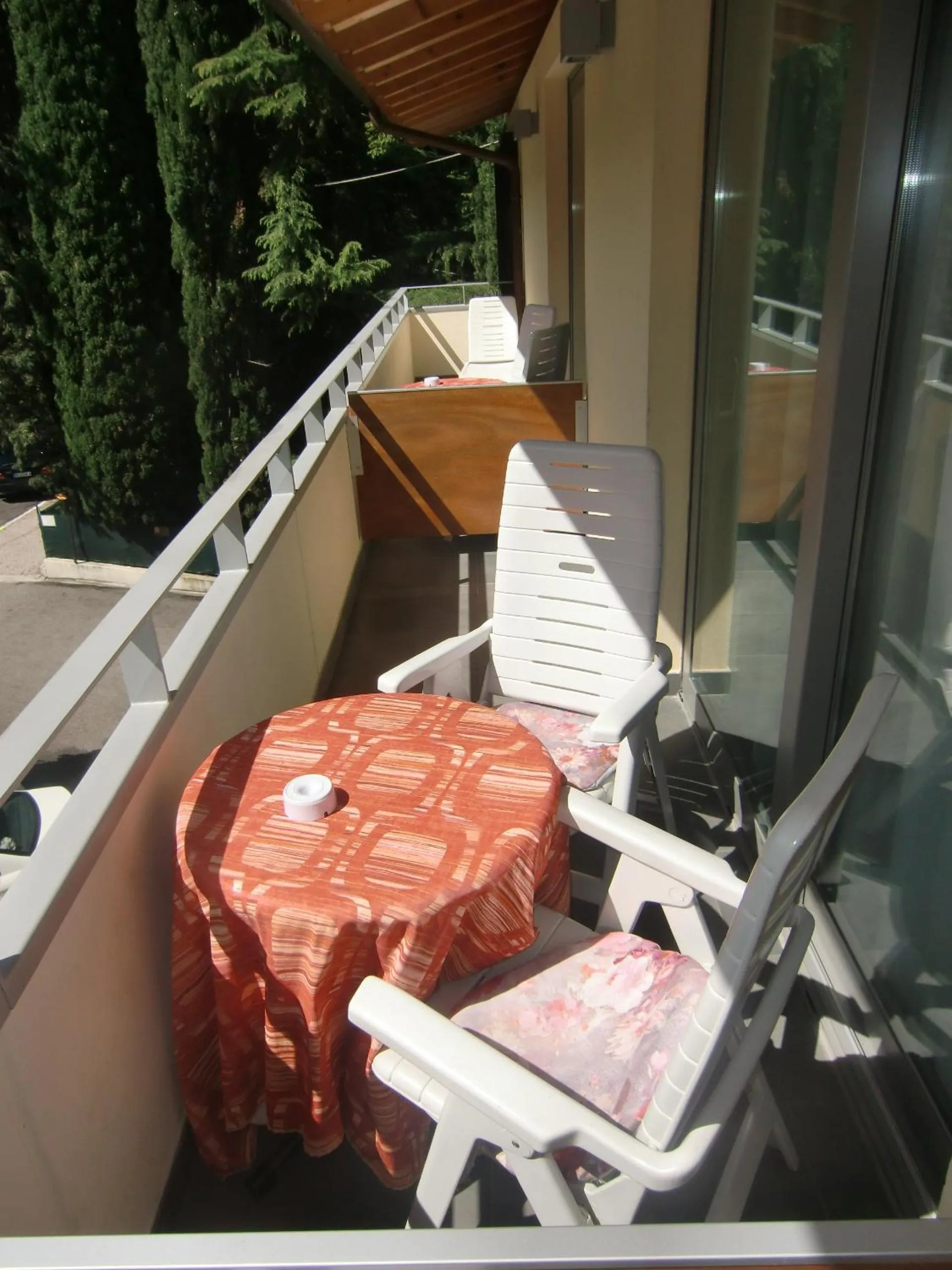 Balcony/Terrace in Beach Hotel Du Lac Malcesine